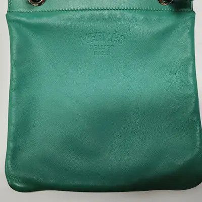 Hermes Hermes Aline Vert Criquet Swift cowhide leather crossbody bag shoulder bag silve Size ONE SIZE - 10 Thumbnail