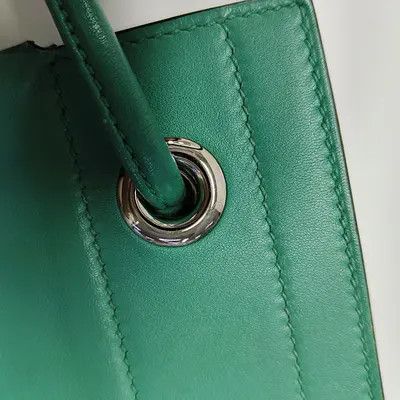 Hermes Hermes Aline Vert Criquet Swift cowhide leather crossbody bag shoulder bag silve Size ONE SIZE - 12 Thumbnail