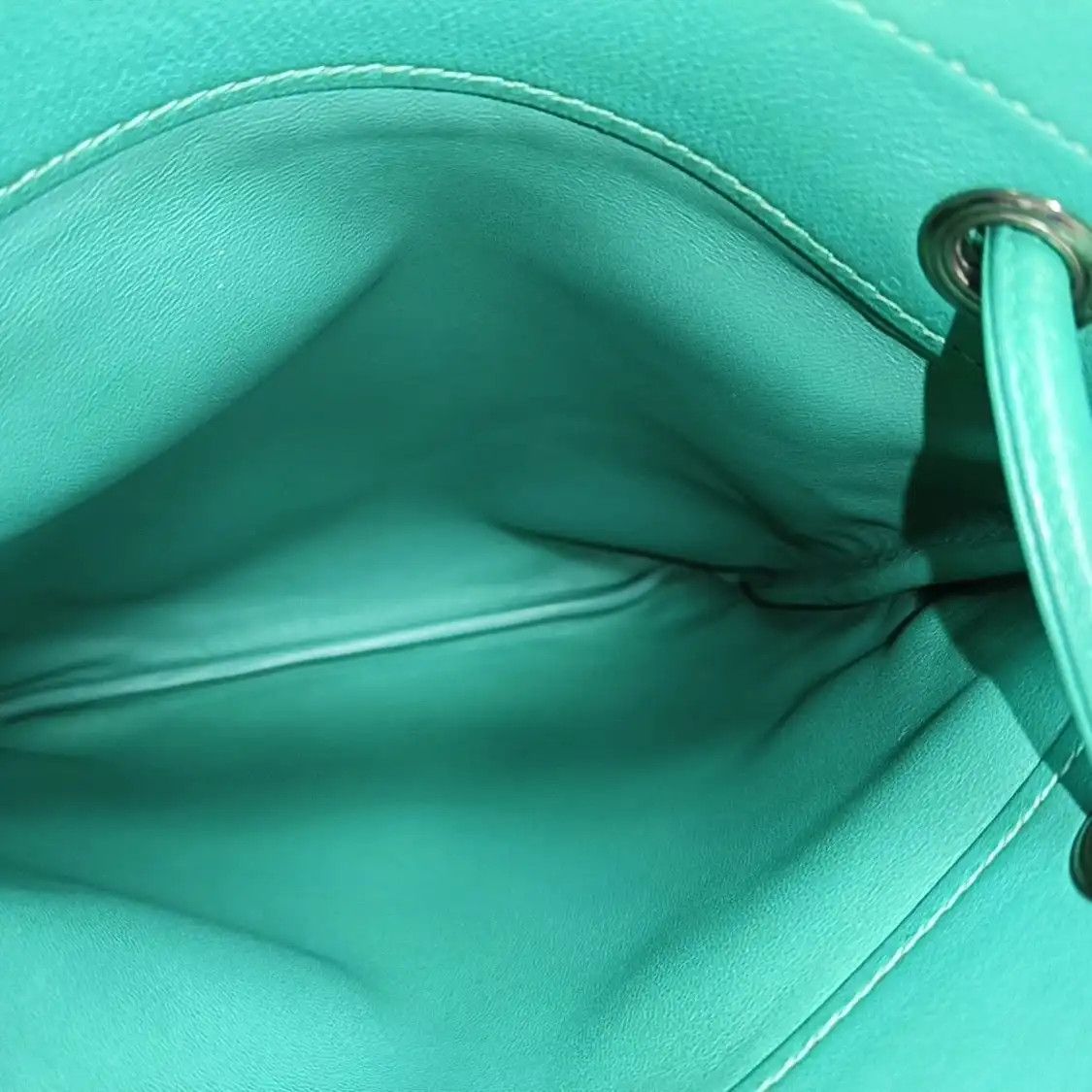 Hermes Hermes Aline Vert Criquet Swift cowhide leather crossbody bag shoulder bag silve Size ONE SIZE - 7 Thumbnail