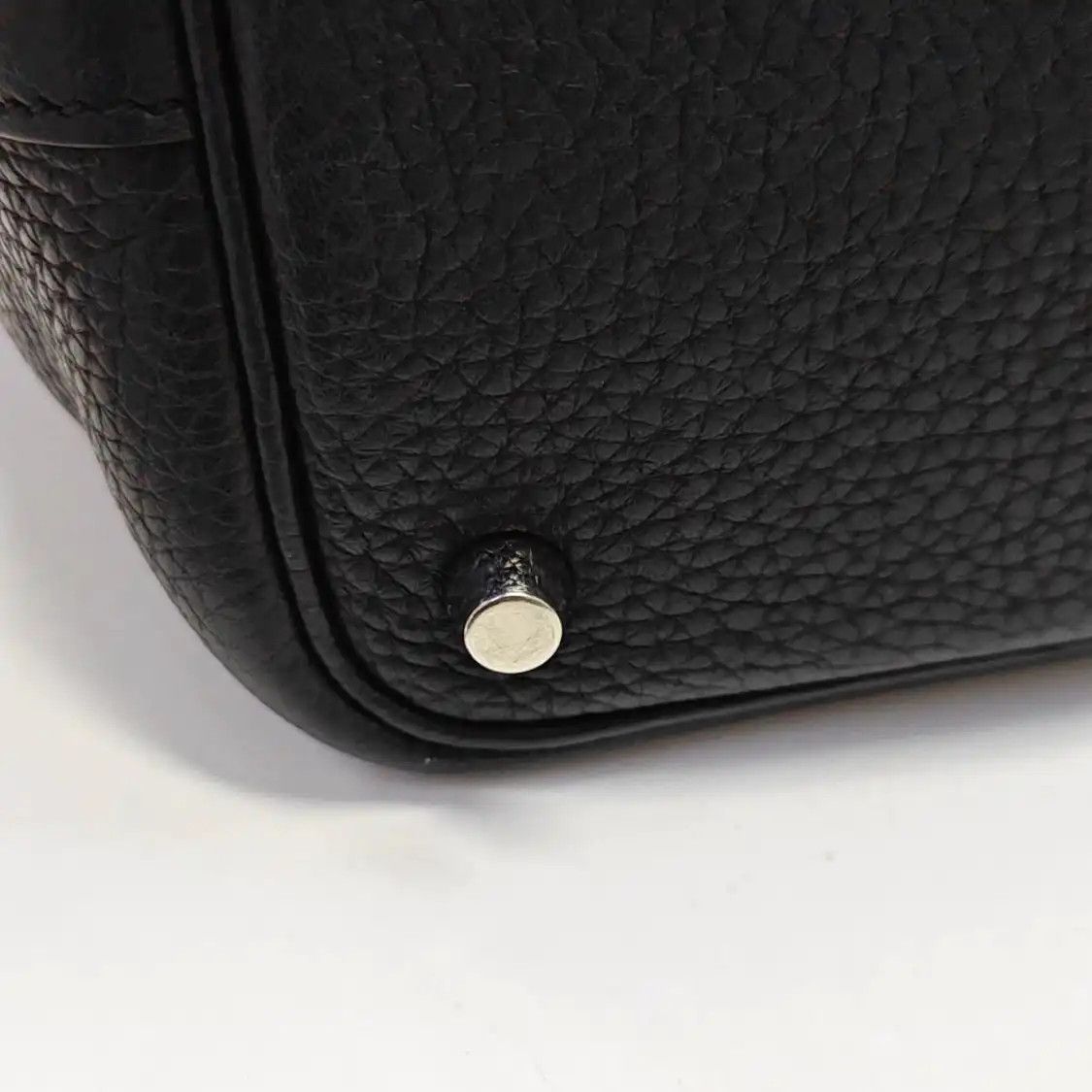 Hermes Hermes Picotin Lock 18 black Clemence cowhide leather picotin handbag silver har Size ONE SIZE - 12 Thumbnail