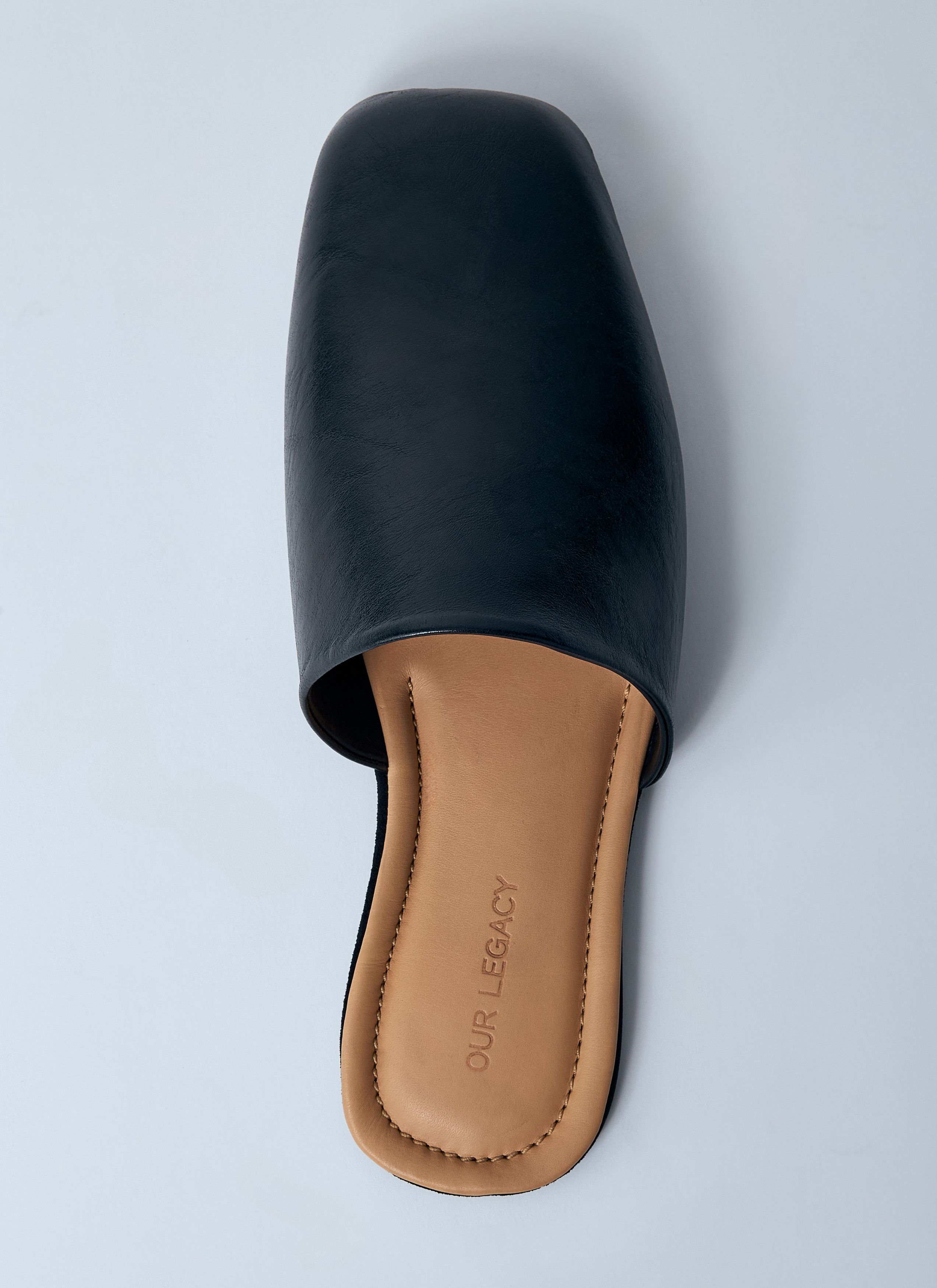 Our Legacy Ciagarr Leather Mules (Eu 43) in Black, Men's (Size 10) — image 6 of 6