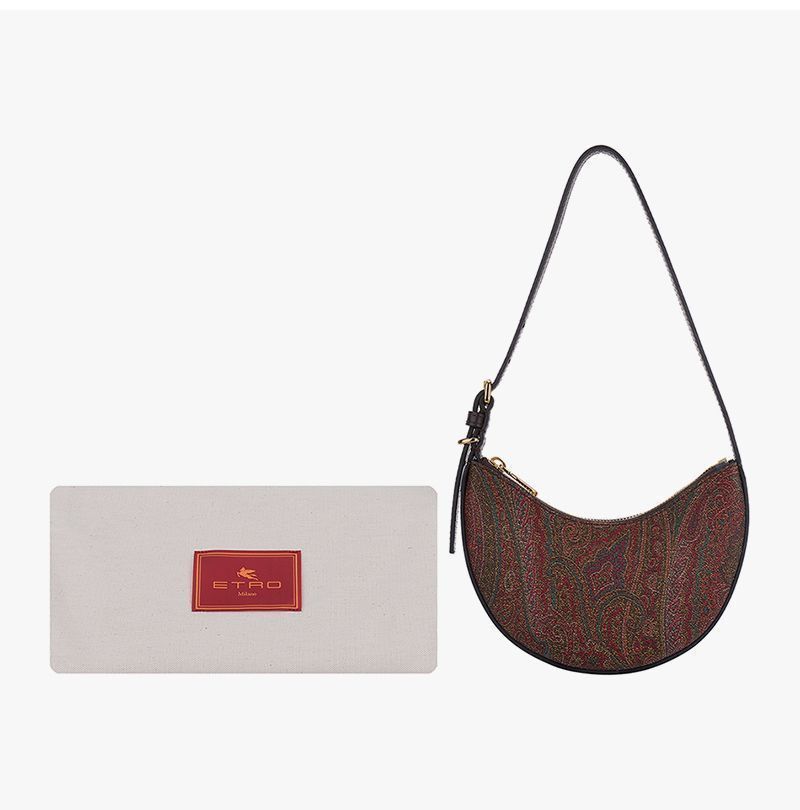 Etro Paisley Jacquard Arnica Mini Hobo Shoulder Bag Size ONE SIZE - 9 Thumbnail
