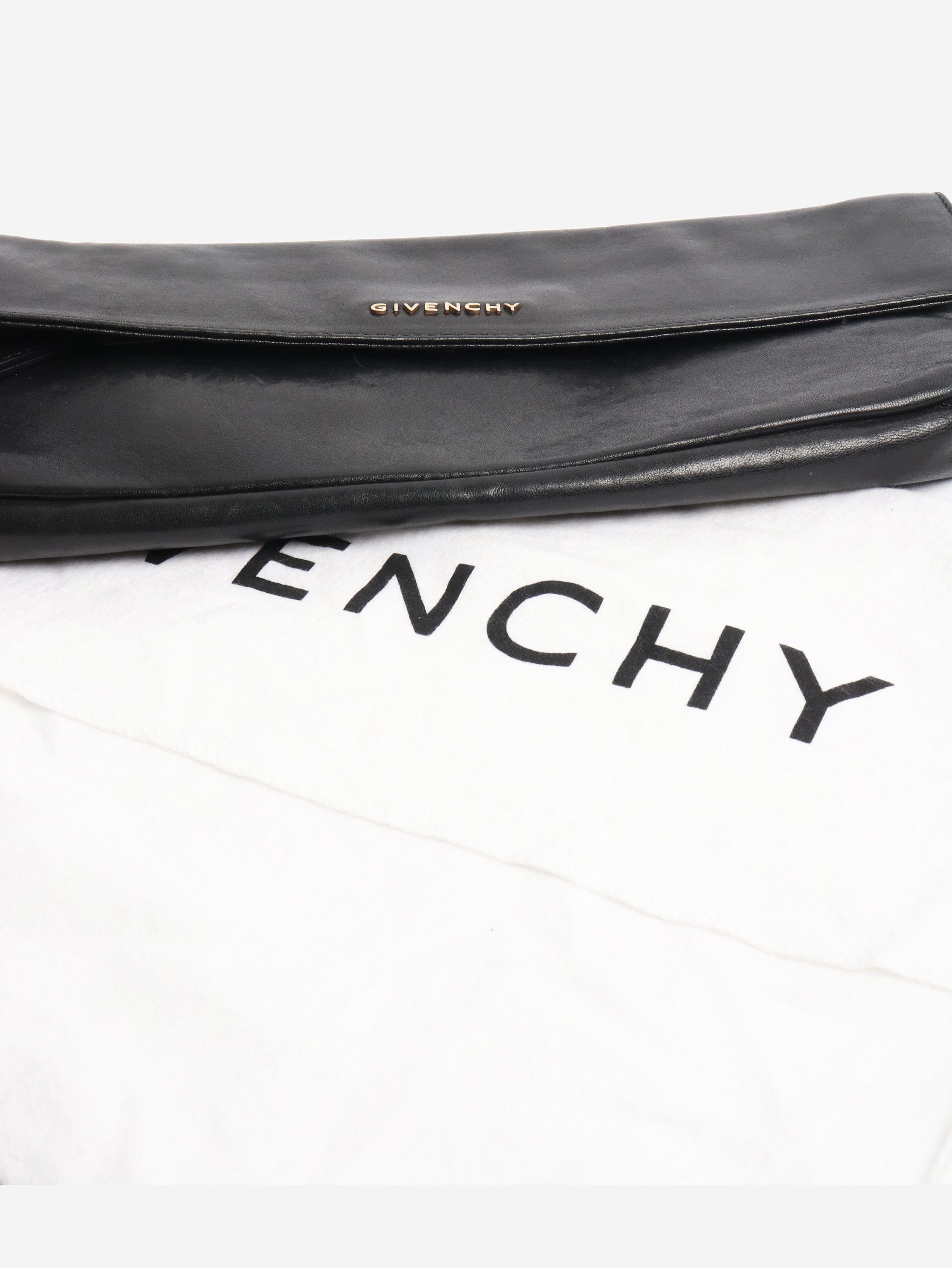 Givenchy Black leather clutch Size ONE SIZE - 7 Thumbnail