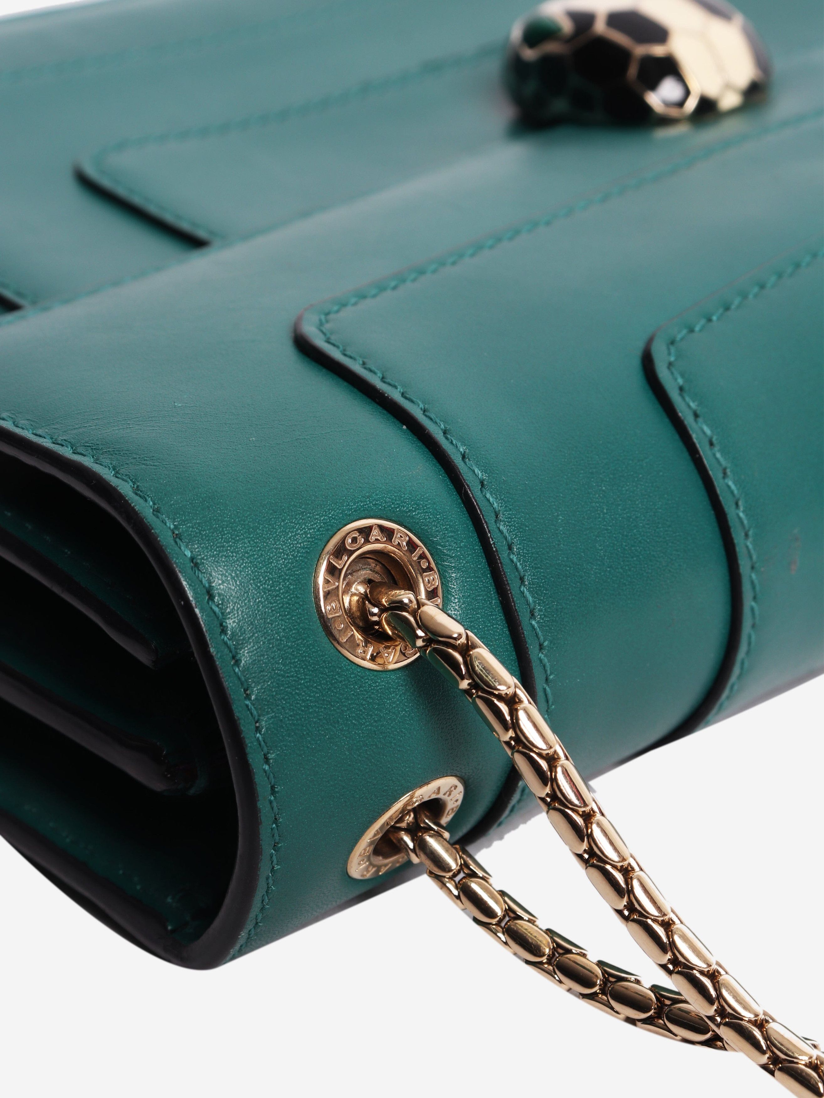 Bvlgari Green Serpenti Forever shoulder bag Size ONE SIZE - 6 Thumbnail