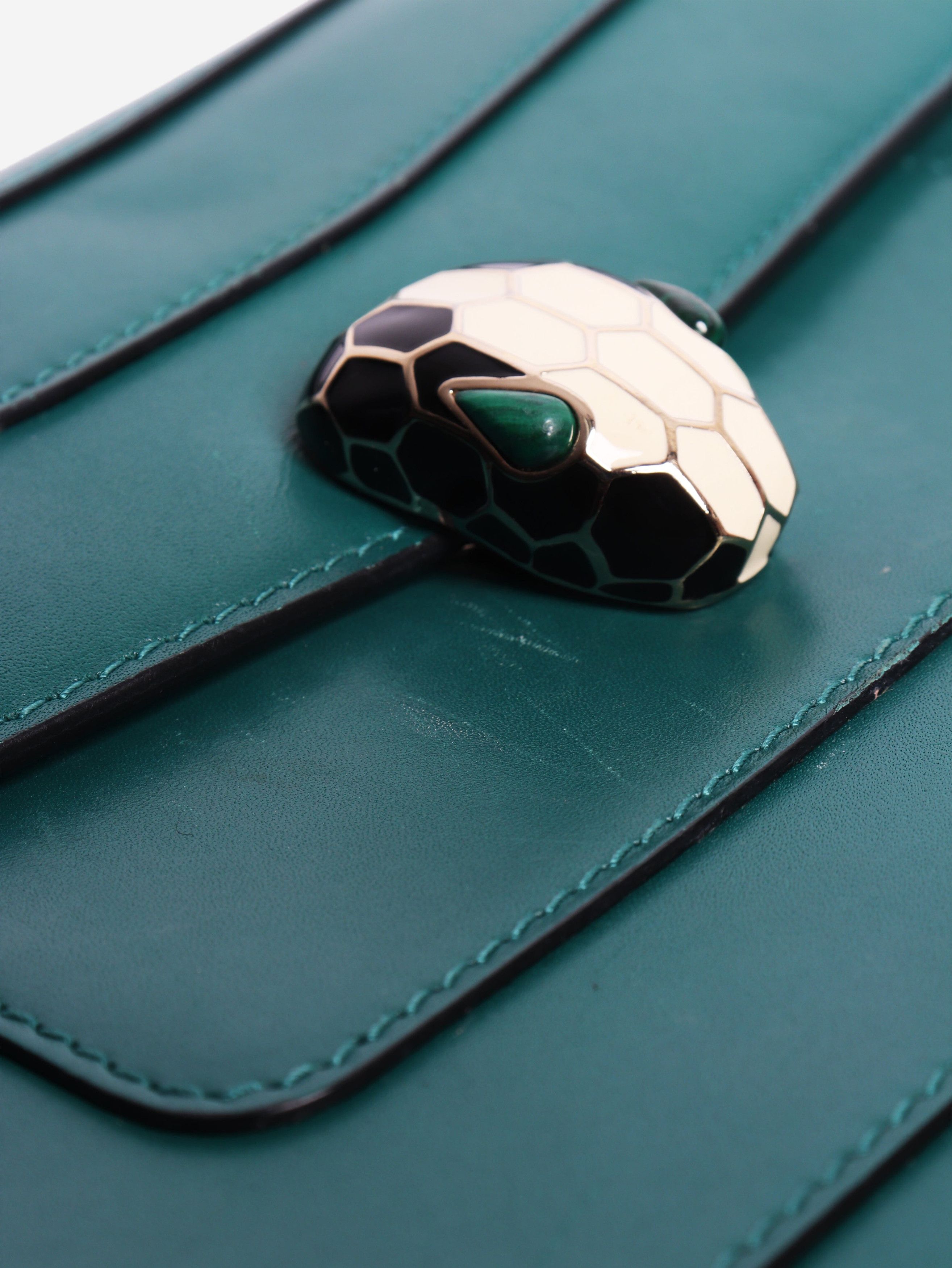 Bvlgari Green Serpenti Forever shoulder bag Size ONE SIZE - 8 Thumbnail