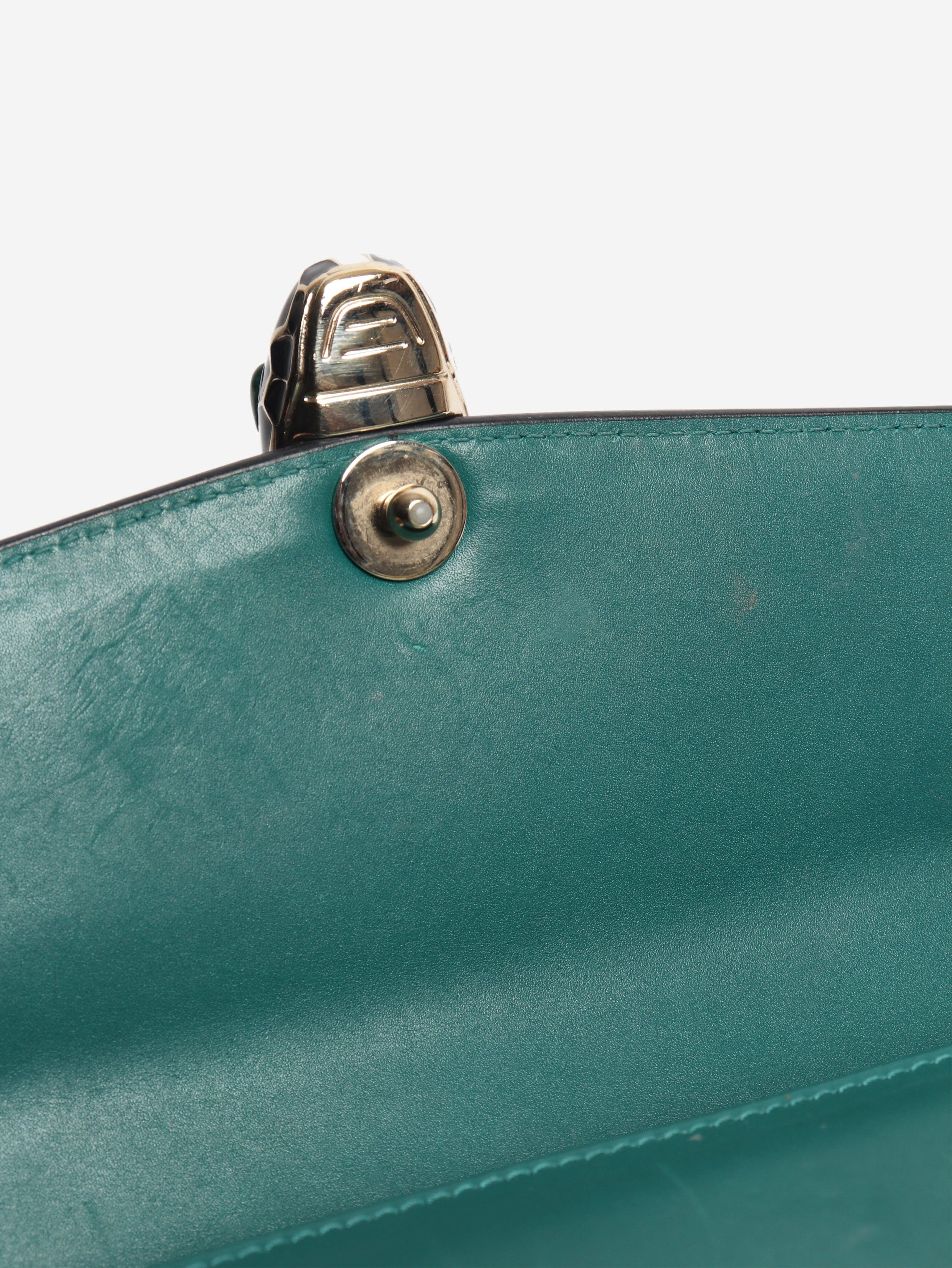 Bvlgari Green Serpenti Forever shoulder bag Size ONE SIZE - 9 Thumbnail