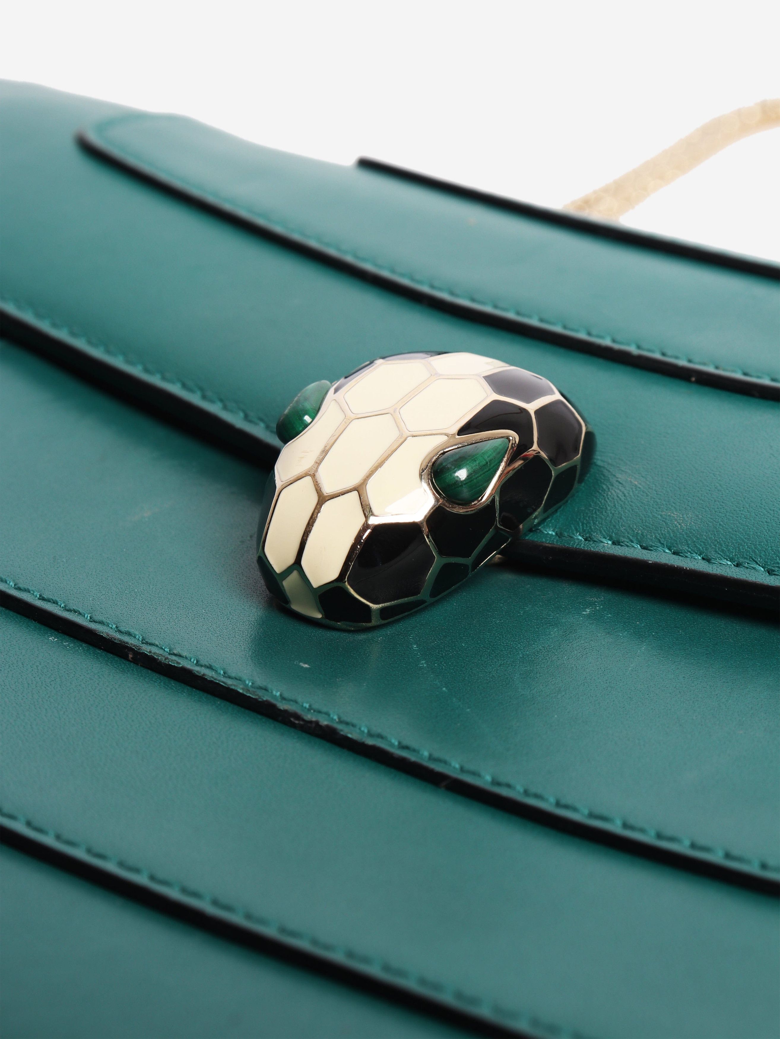 Bvlgari Green Serpenti Forever shoulder bag Size ONE SIZE - 5 Thumbnail