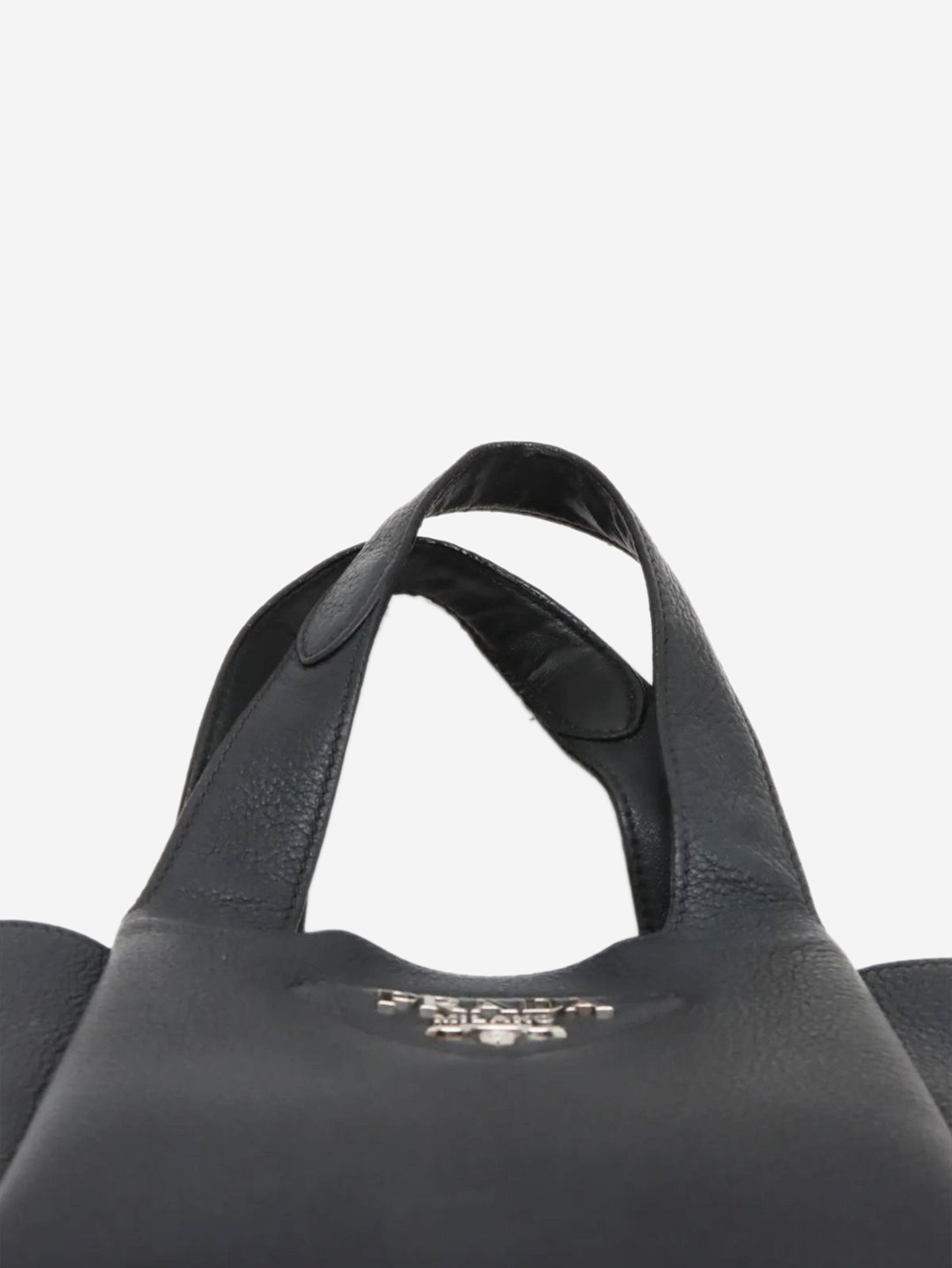 Prada Black Vitello Daino leather mini bag Size ONE SIZE - 6 Thumbnail