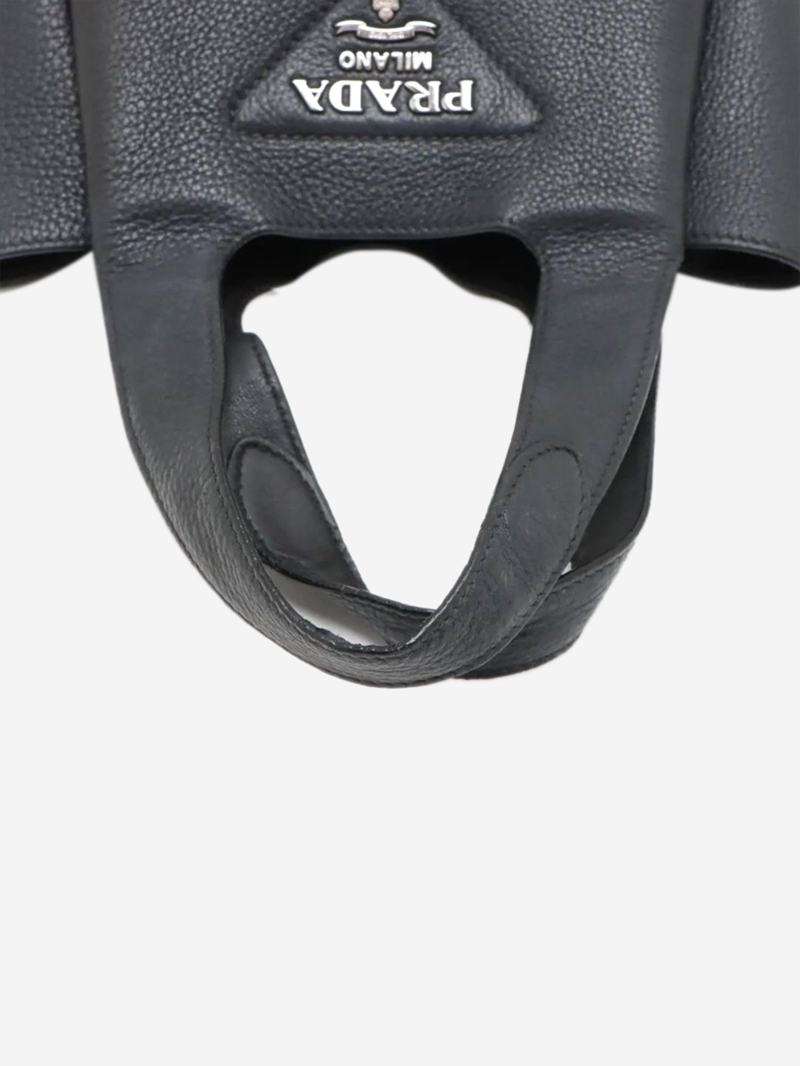 Prada Black Vitello Daino leather mini bag Size ONE SIZE - 5 Thumbnail