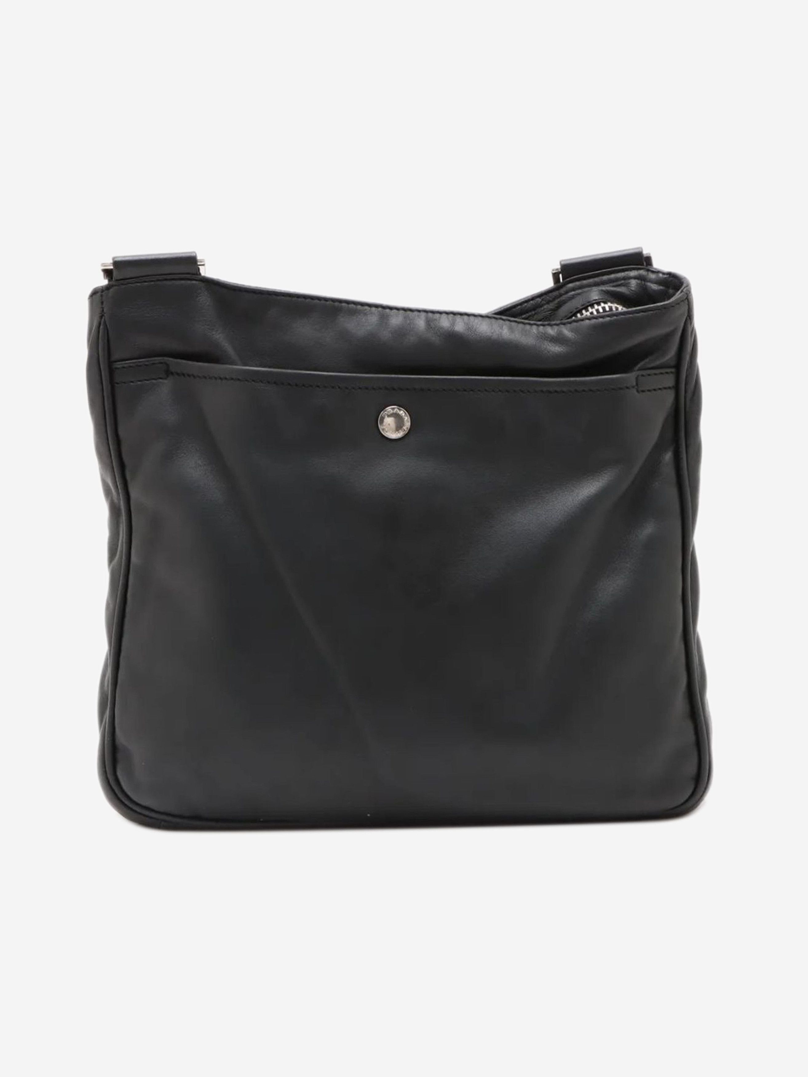 Prada Black leather shoulder bag Size ONE SIZE - 2 Thumbnail