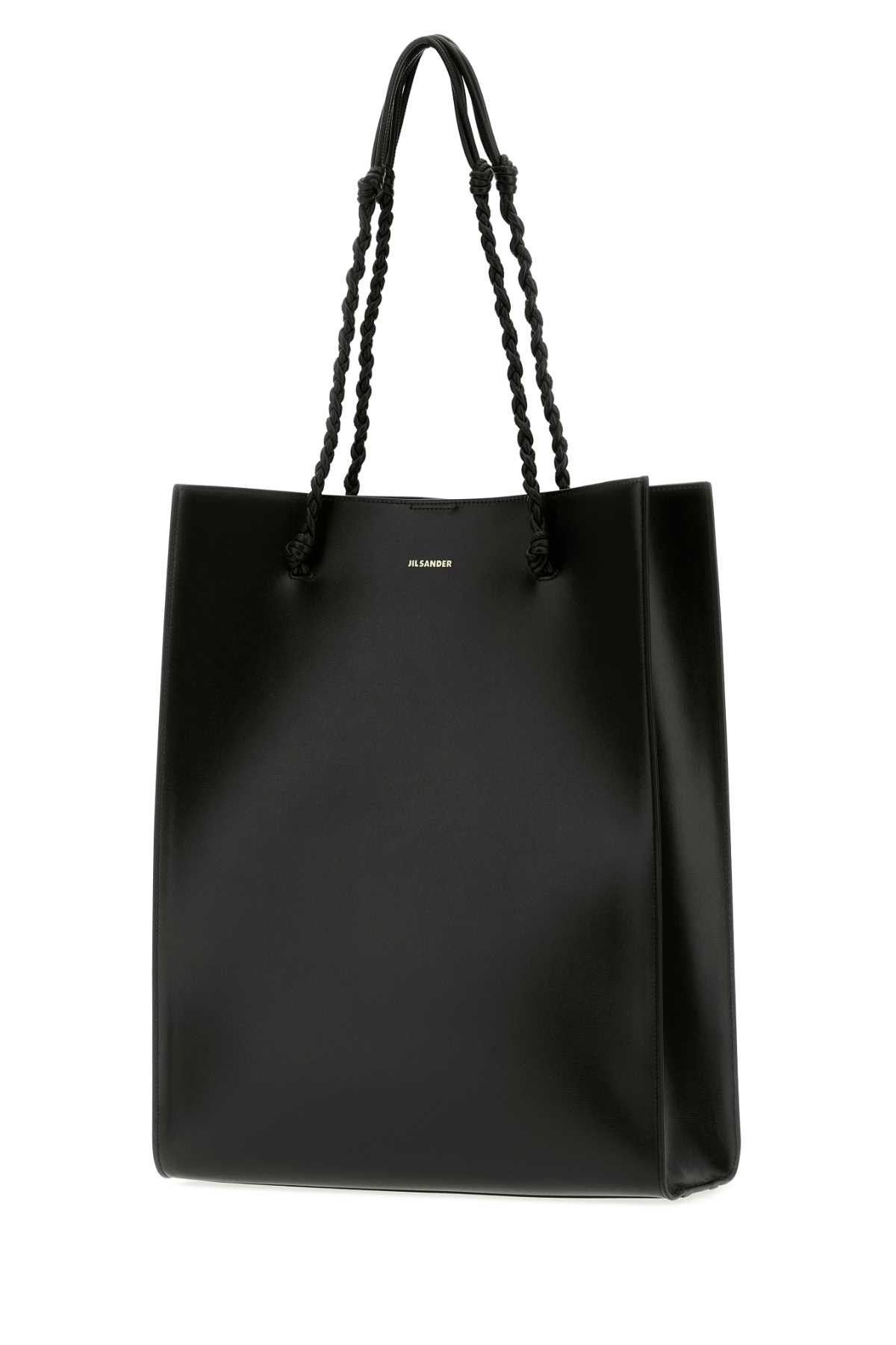 Jil Sander Black Leather Tangle Shopping Bag Size ONE SIZE - 2 Thumbnail