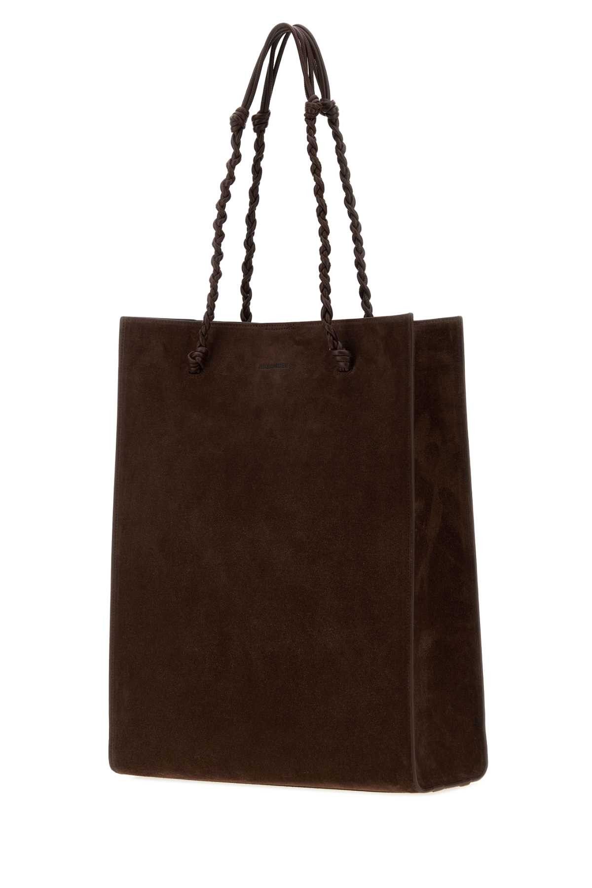 Jil Sander Chocolate Suede Tangle Shopping Bag Size ONE SIZE - 2 Thumbnail