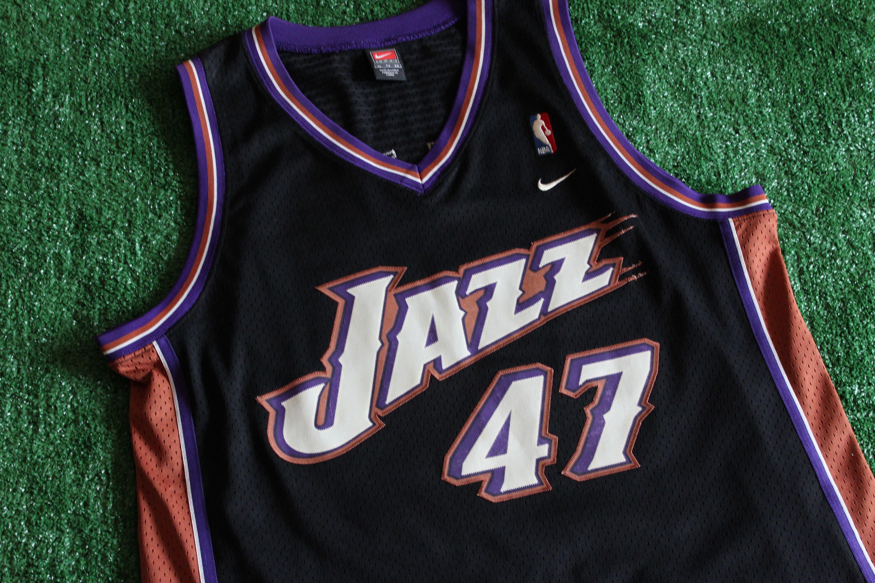 Rare Vintage Nike NBA Utah Jazz shops Andrei Kirilenko 47 Swingman Jersey Mens XXL