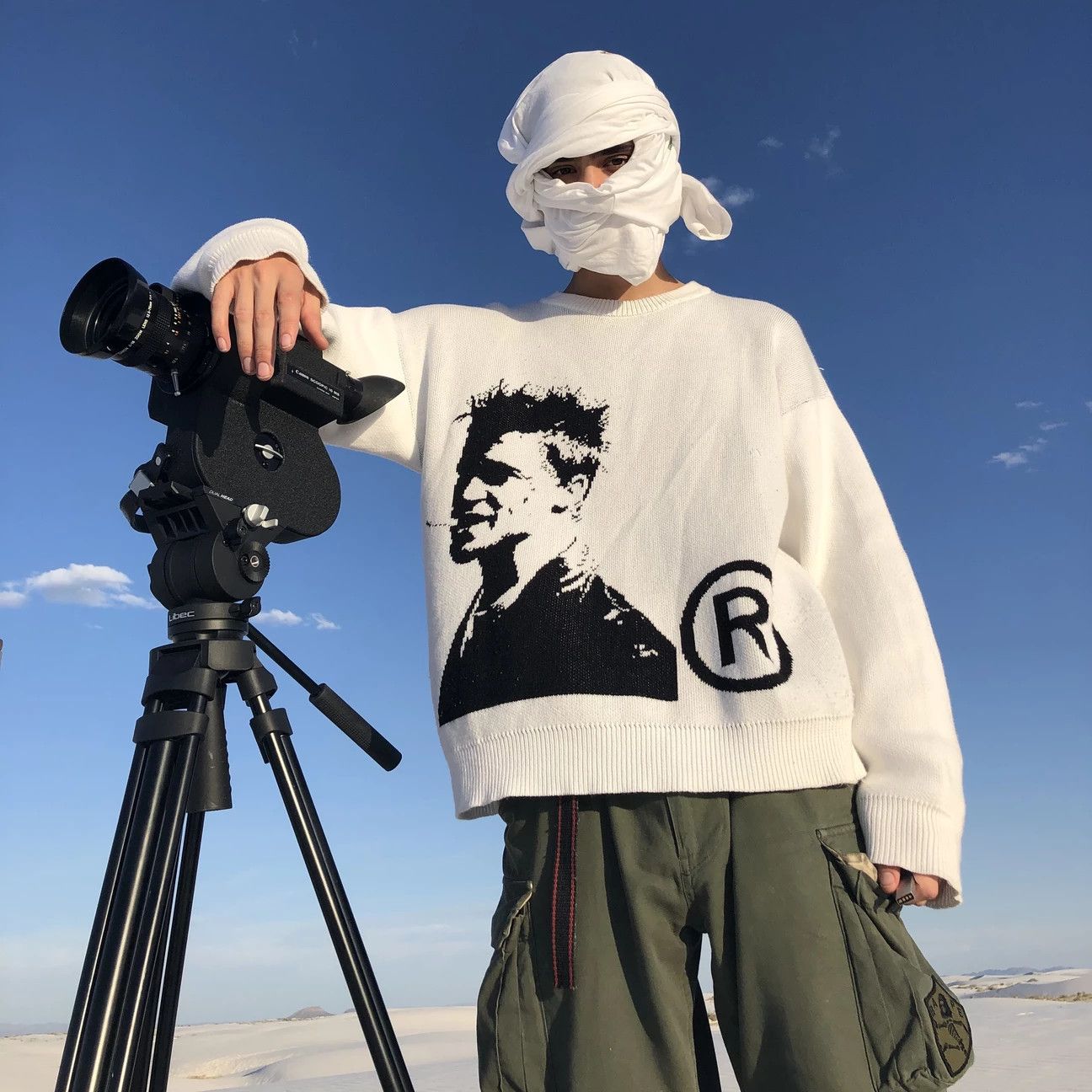 Joy Division Brad Pitt Knitted Sweater by Vizn Size US XL / EU 56 / 4 - 2 Thumbnail