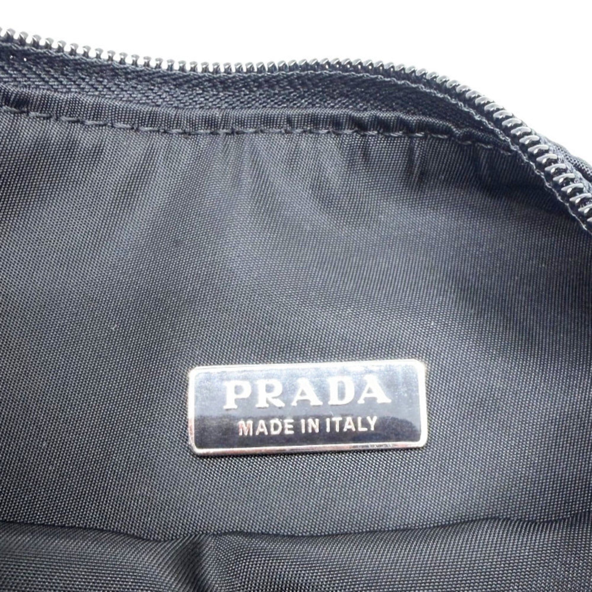 Prada Prada Shoulder Bag Mini Nylon Black Handbag Pouch Women's Size ONE SIZE - 10 Thumbnail