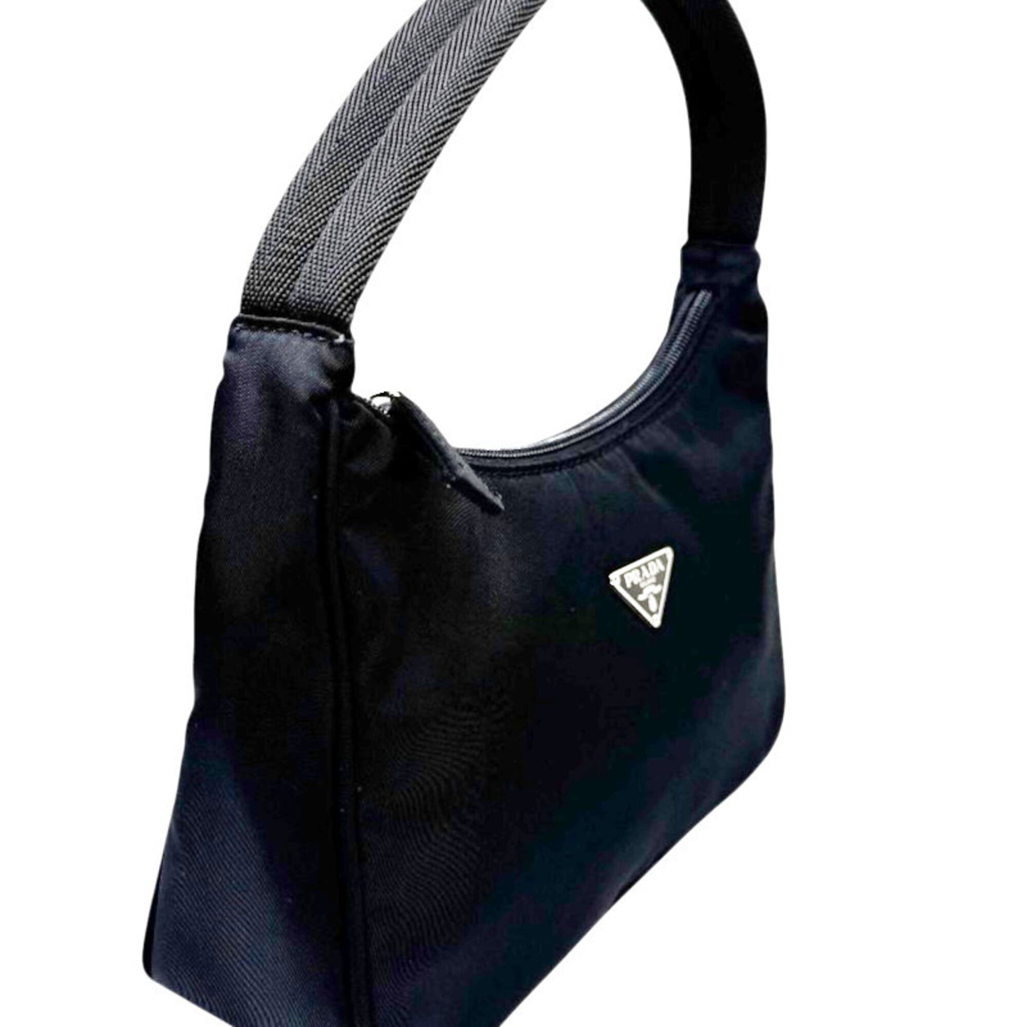 Prada Prada Shoulder Bag Mini Nylon Black Handbag Pouch Women's Size ONE SIZE - 4 Thumbnail