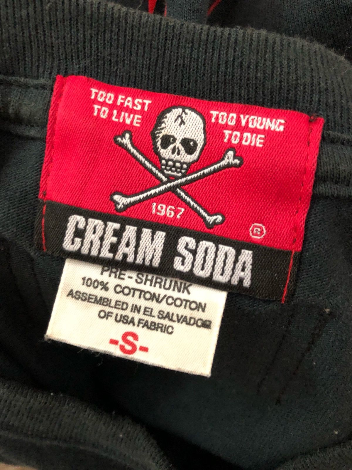 Vintage Vintage Cream Soda Rock & Roll Flame 🔥 Skull 💀 Size US S / EU 44-46 / 1 - 10 Thumbnail