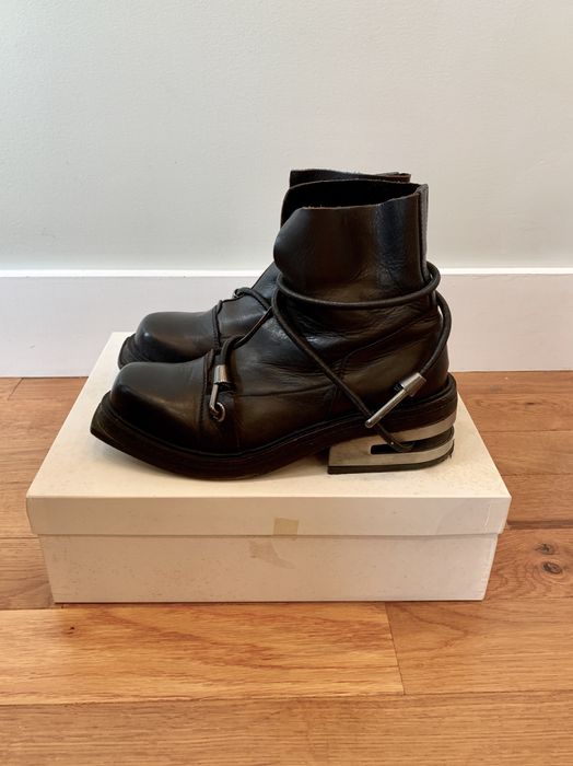 Dirk Bikkembergs Metal Heel Bungee Cord Boots Grailed