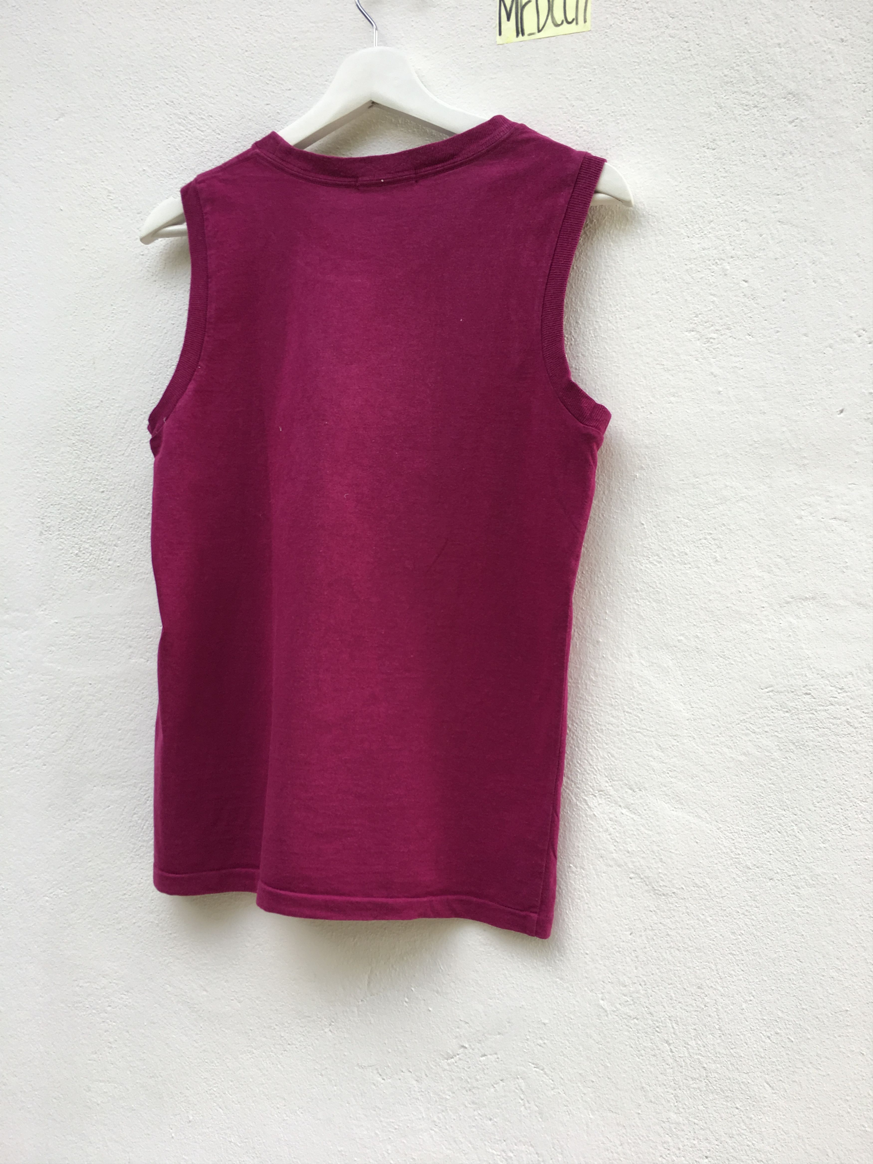 CABANE de ZUCCa Final Drop! ZUCCA Sleeveless Maroon Tanker Shirt Size US S / EU 44-46 / 1 - 8 Thumbnail