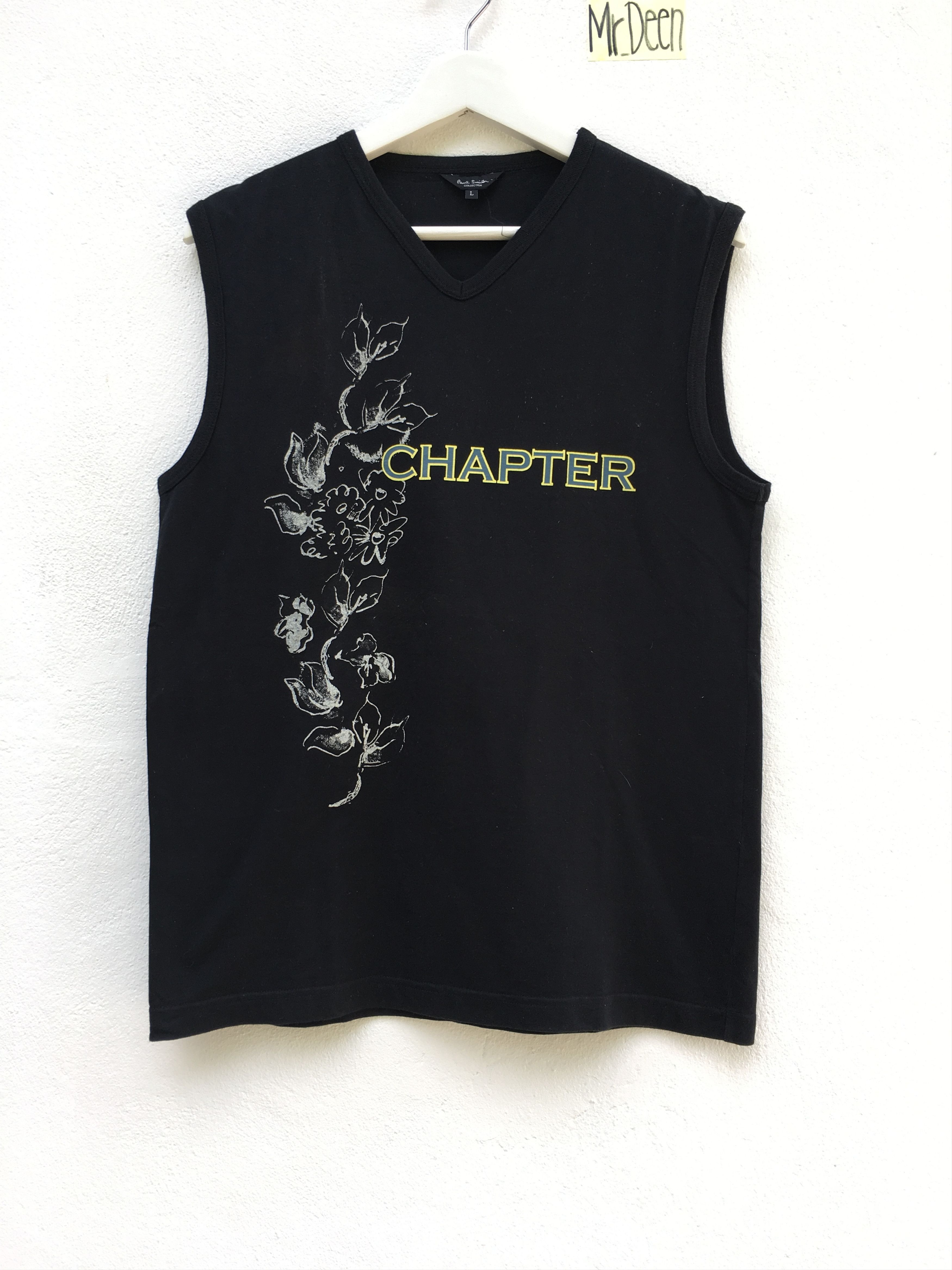 Paul Smith Vintage 90's PAUL SMITH Black Sleeveless Size US S / EU 44-46 / 1 - 1 Thumbnail