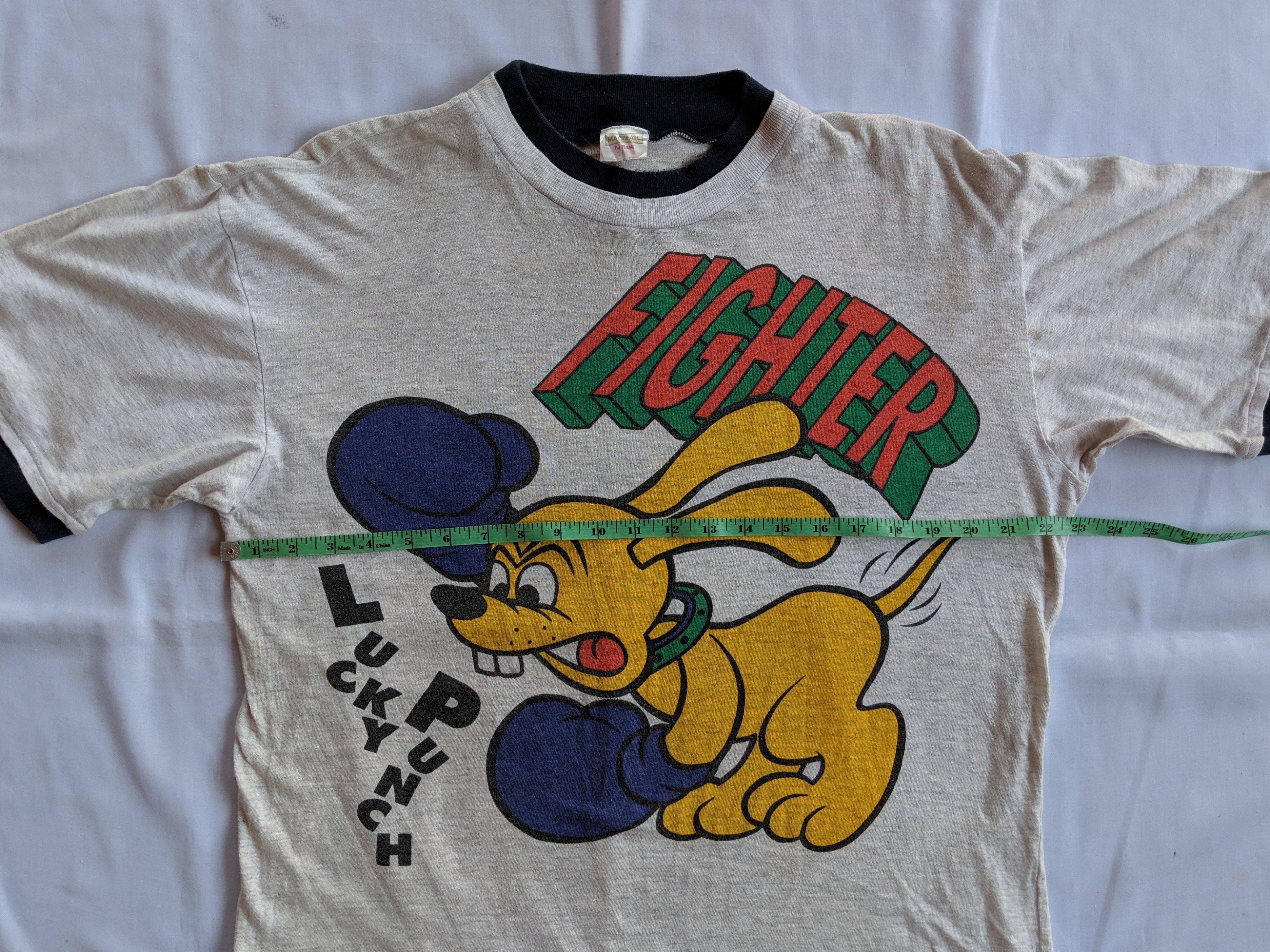 Marvel Comics × Vintage vintage 90s Lucky punch fighter big print bothside logo Size US L / EU 52-54 / 3 - 4 Thumbnail