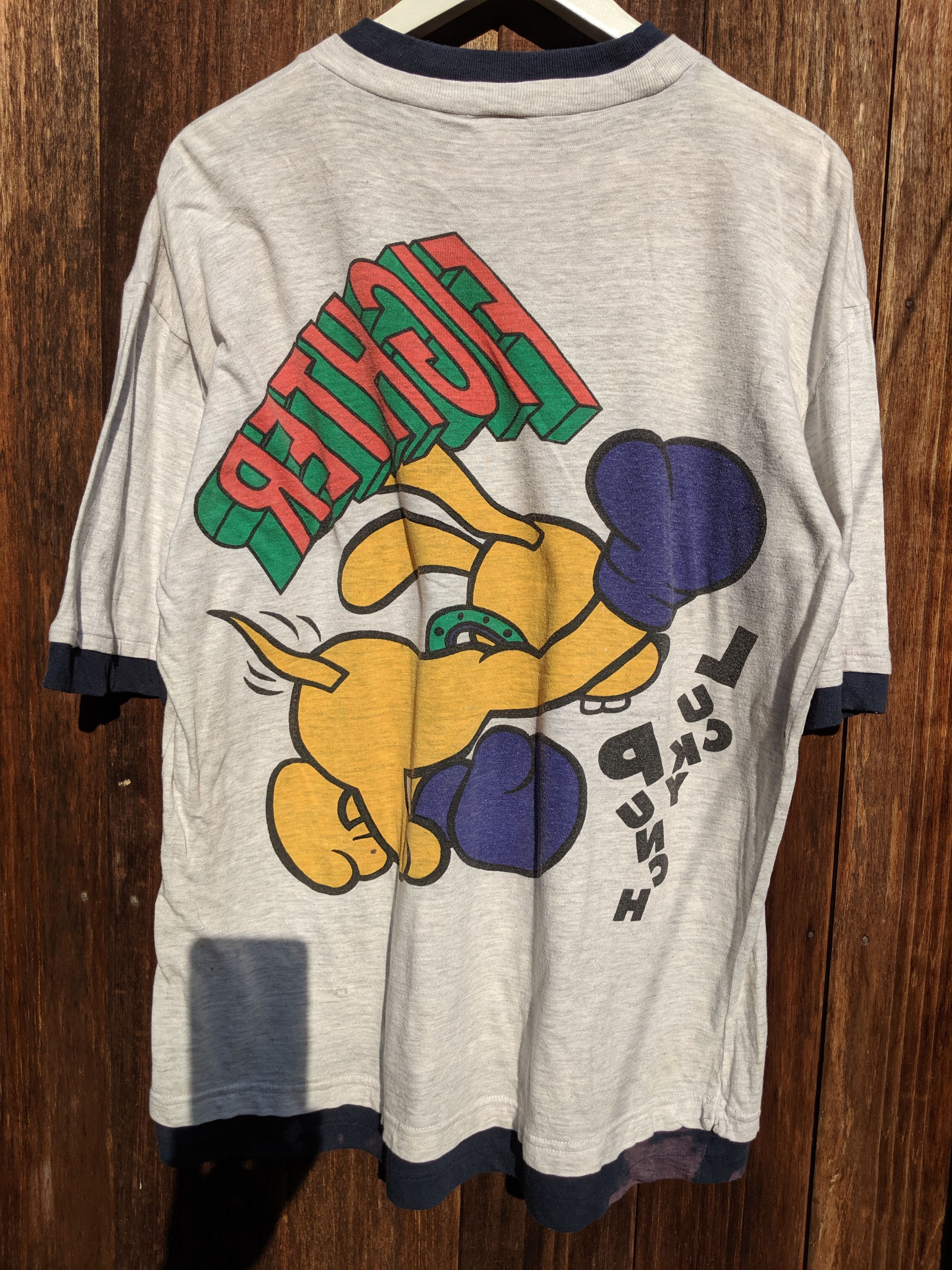 Marvel Comics × Vintage vintage 90s Lucky punch fighter big print bothside logo Size US L / EU 52-54 / 3 - 6 Thumbnail