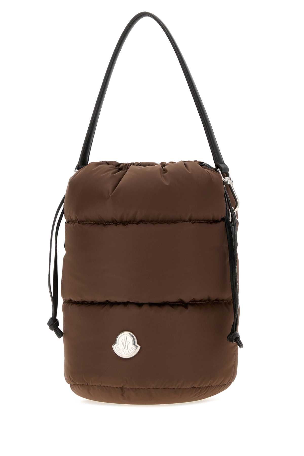 Moncler Brown Nylon Caradoc Bucket Bag Size ONE SIZE - 2 Thumbnail