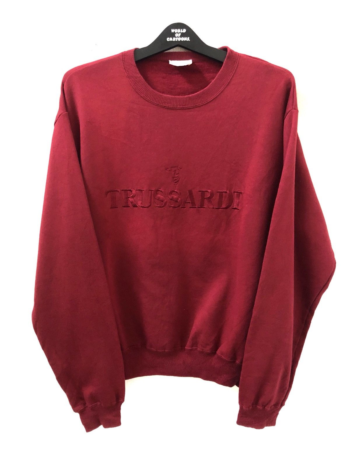 TRUSSARDI MAGLIE Embroidery Spell Out Miss Deanna Sweatshirt