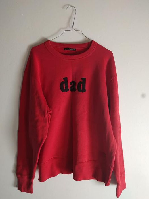 Acne dad sweatshirt sale