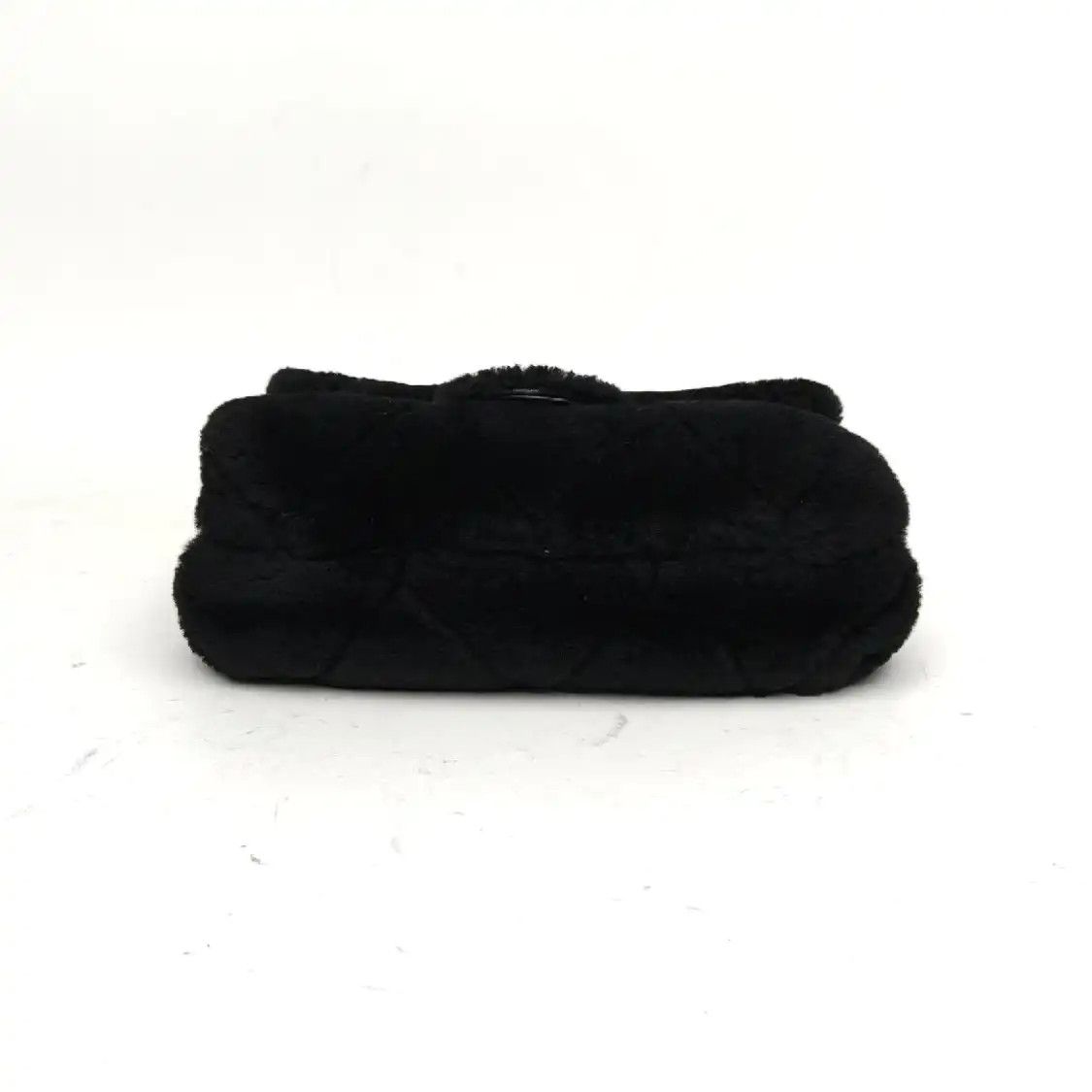 Chanel CHANEL Small black woolen crossbody bag gold hardware Size ONE SIZE - 5 Thumbnail