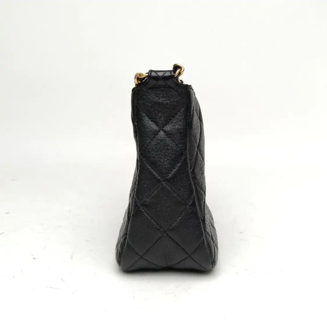 Chanel CHANEL black cowhide leather crossbody bag gold hardware detachable strap Size ONE SIZE - 4 Thumbnail