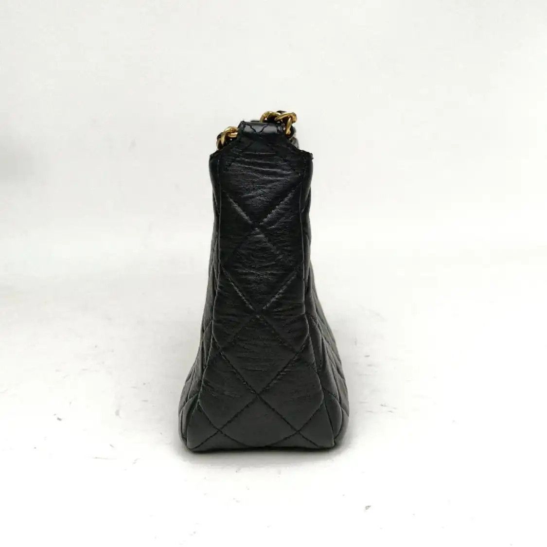 Chanel CHANEL black cowhide leather crossbody bag gold hardware detachable strap Size ONE SIZE - 2 Thumbnail
