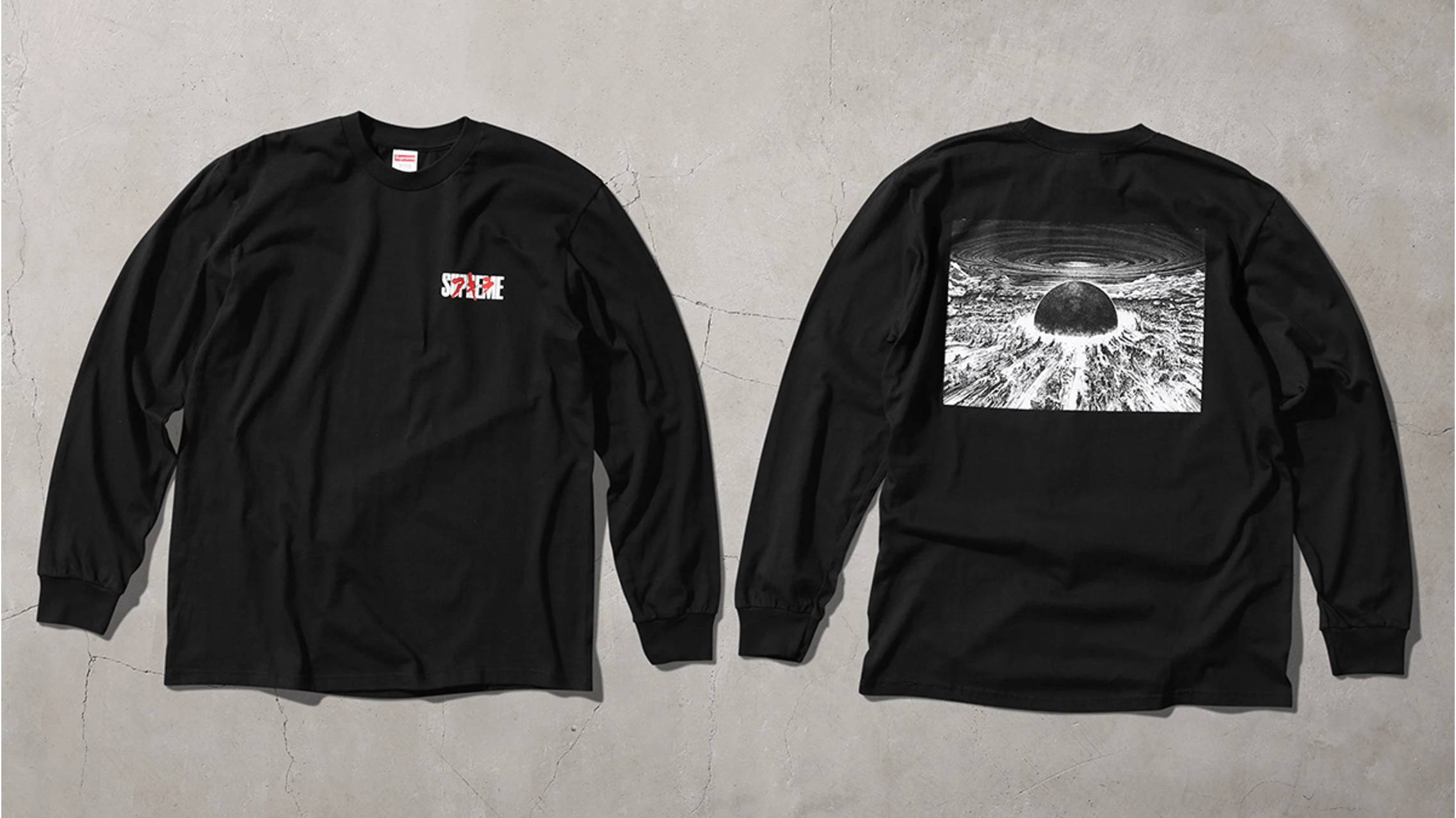 Supreme Supreme AKIRA Neo-Tokyo L/S Tee Black | Grailed