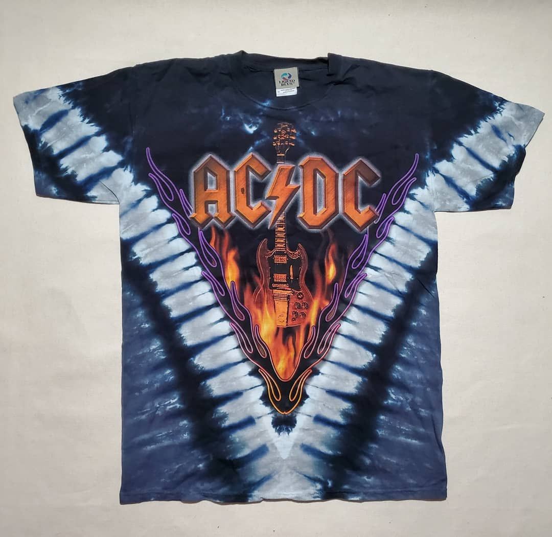 Ac/Dc × Band Tees × Liquid Blue AC/DC 