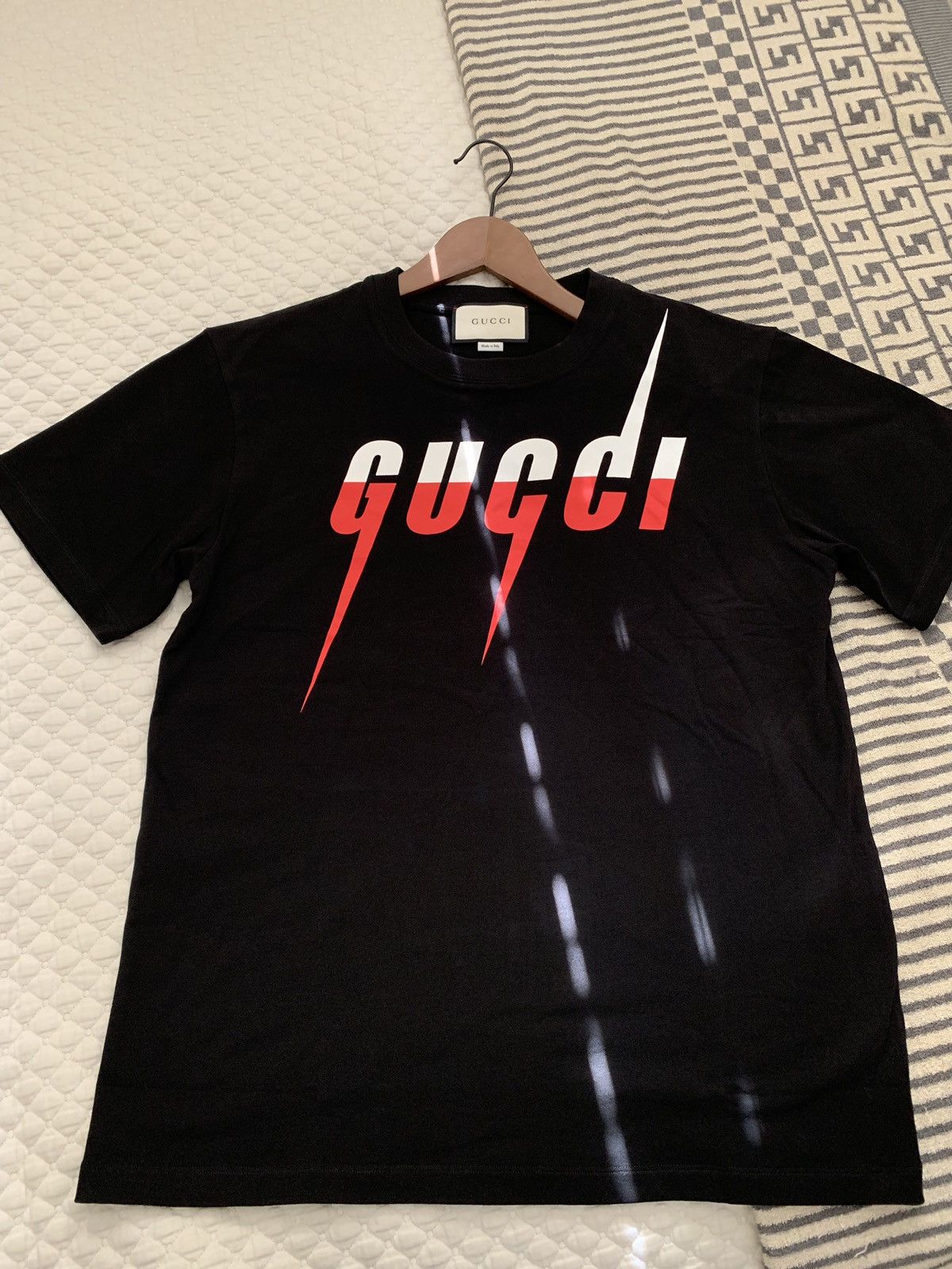 GUCCI, Blade Print T Shirt, Men, Oversized T-Shirts