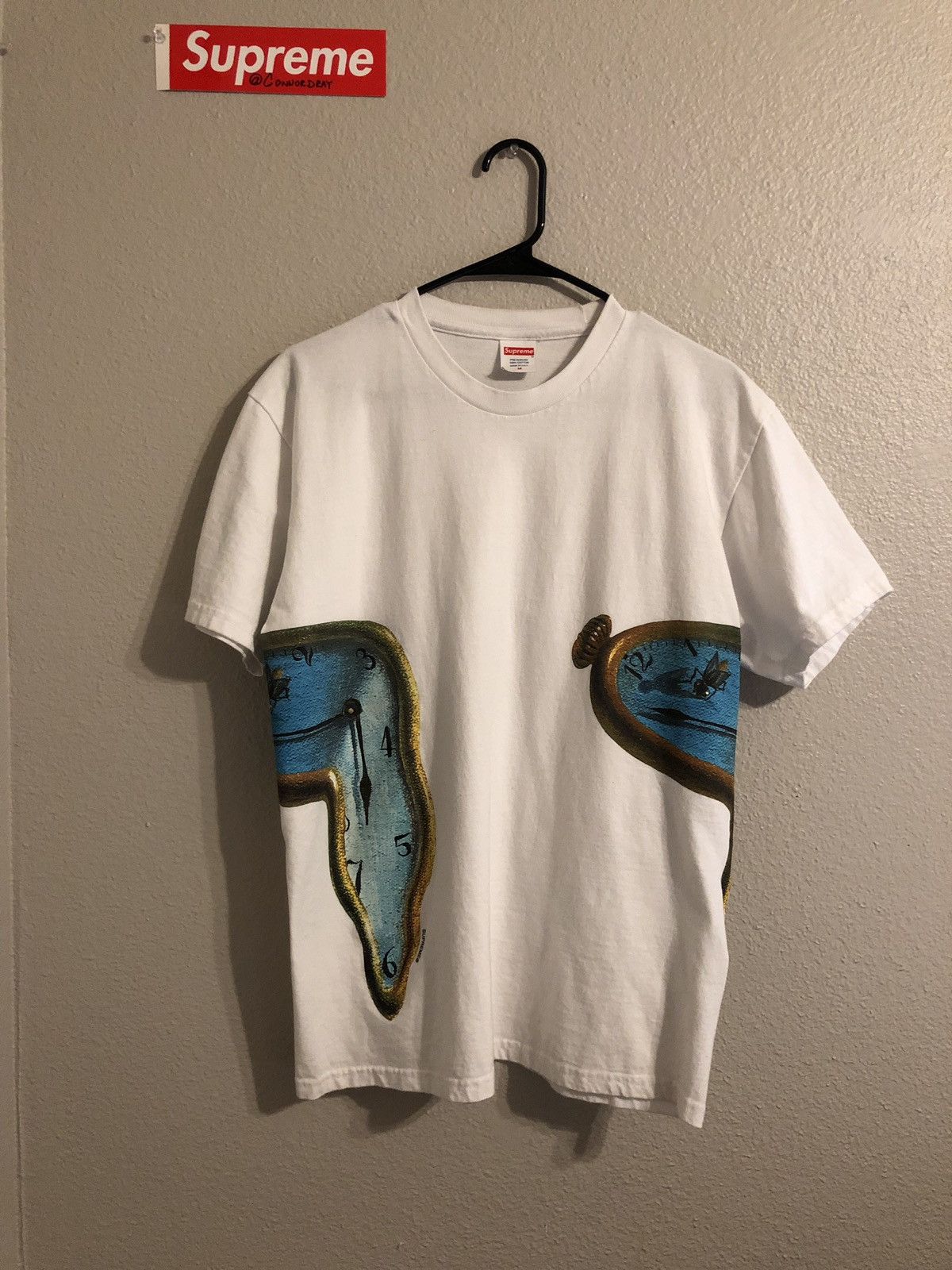 Supreme Supreme SS19 Persistence of Memory Tee White Medium | Grailed