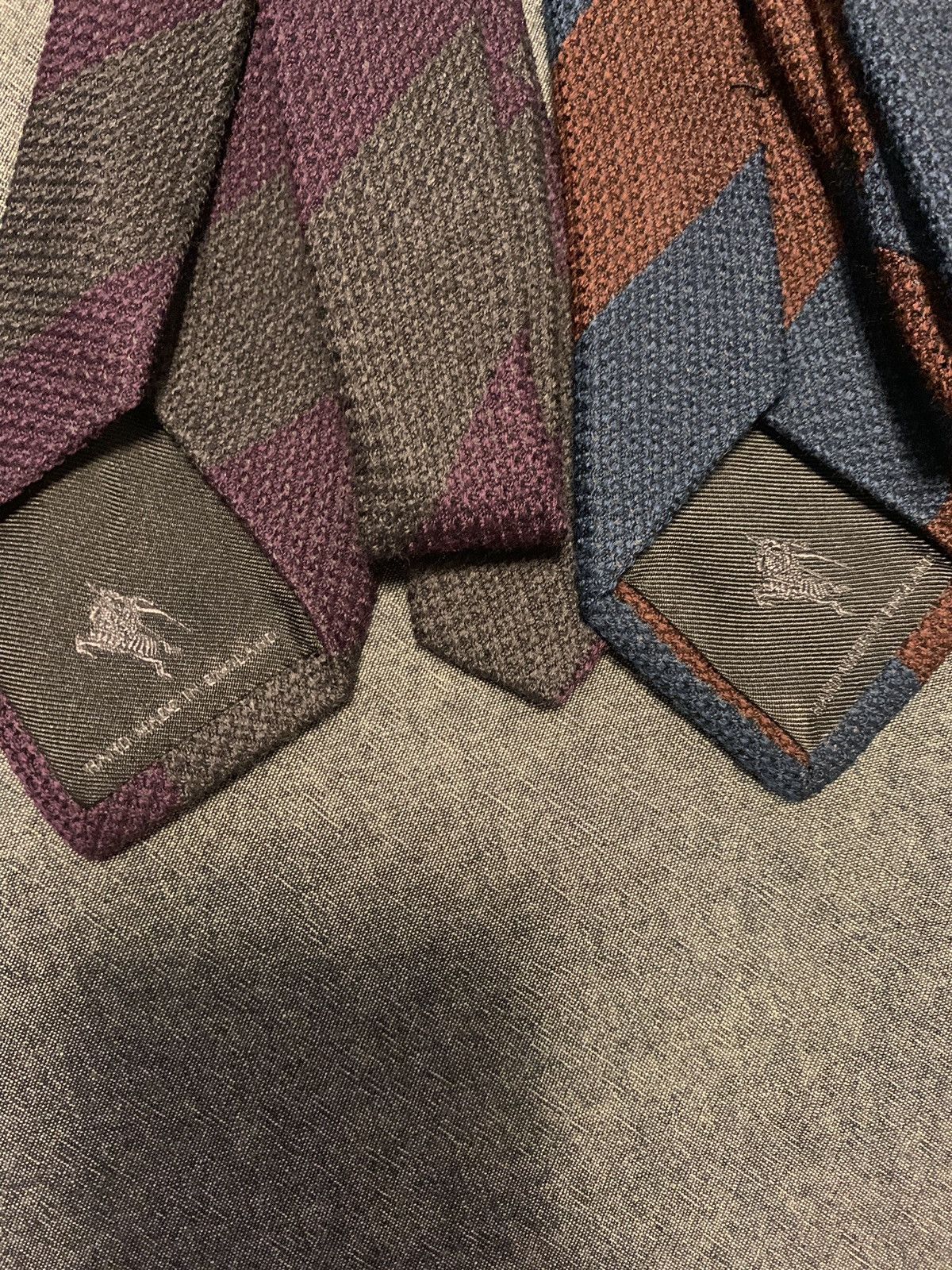 Burberry Rare Original Burberry Handmade Ties (New) Size ONE SIZE - 1 Thumbnail