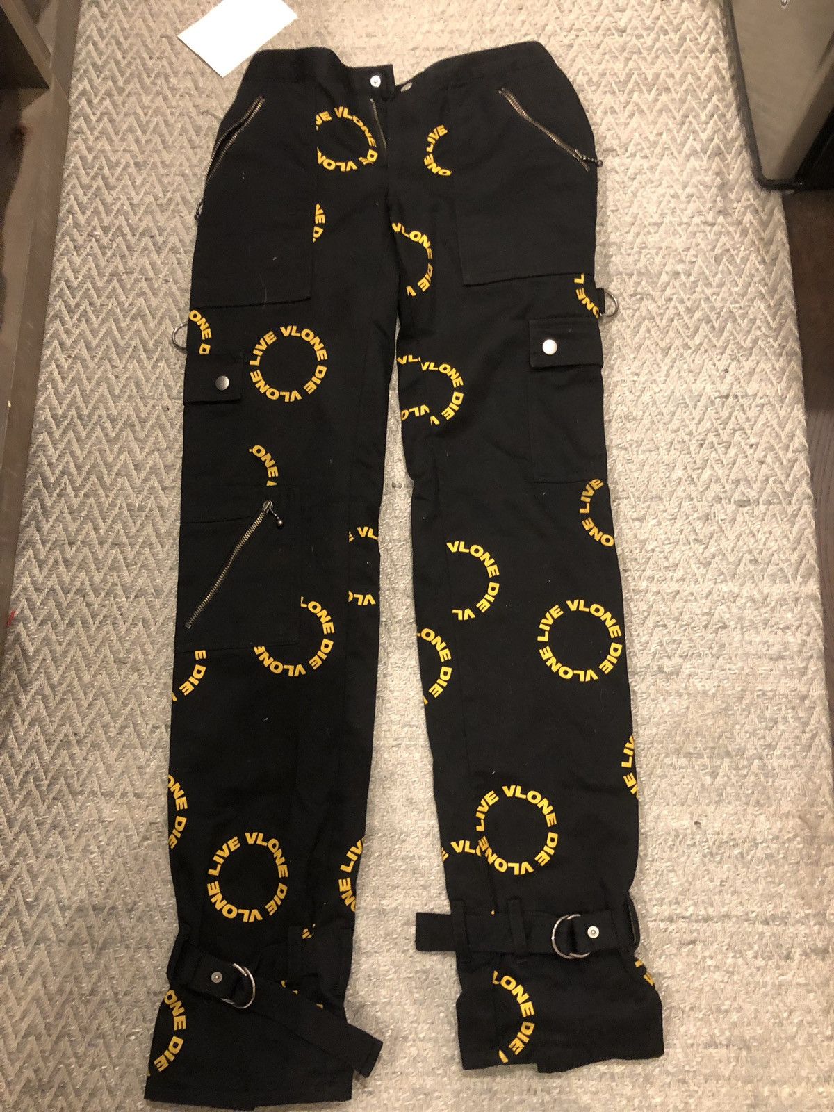 Vlone Live Vlone Die Vlone Bondage Pants | Grailed