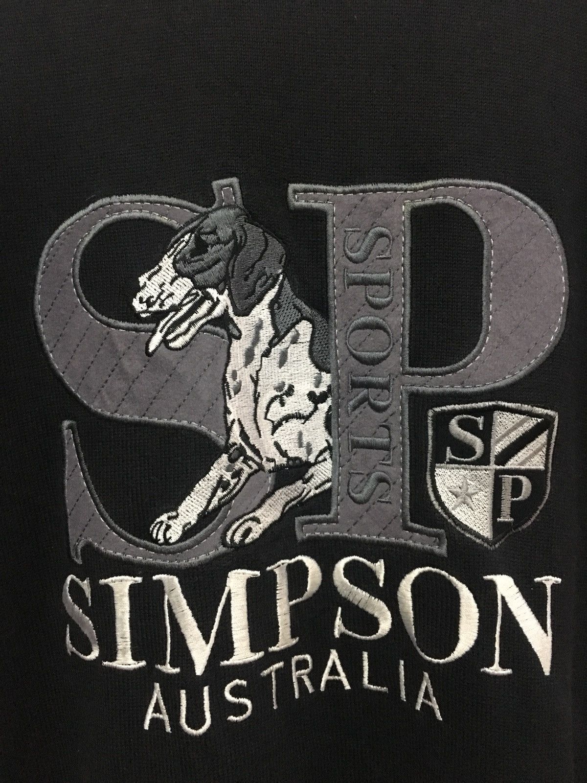 Vintage Simpson Sport Australia Short Sleeve Sweatshirt Embroidery Size US L / EU 52-54 / 3 - 5 Thumbnail