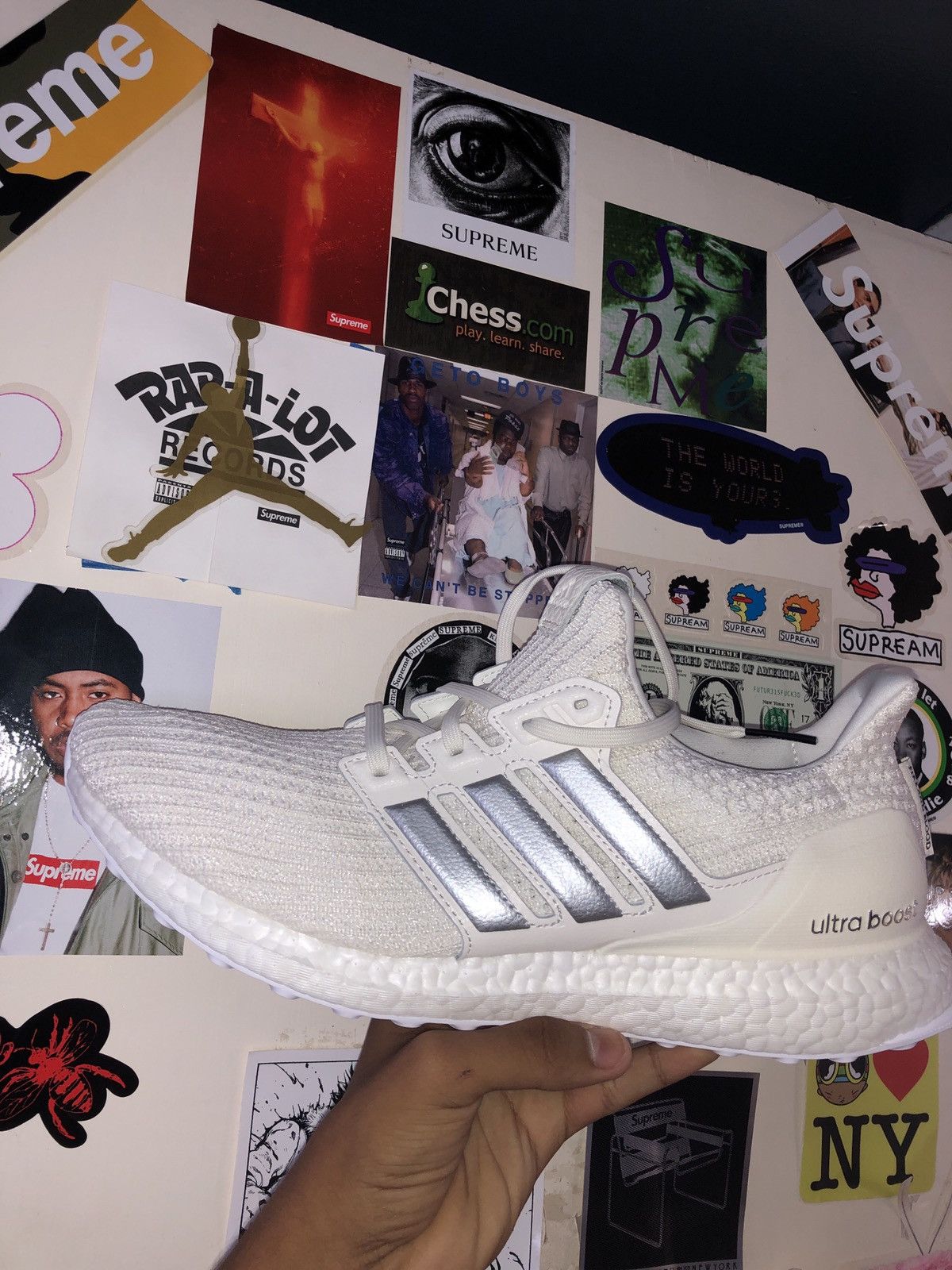 Adidas Adidas X Game of Thrones Ultra Boost White Walker Grailed