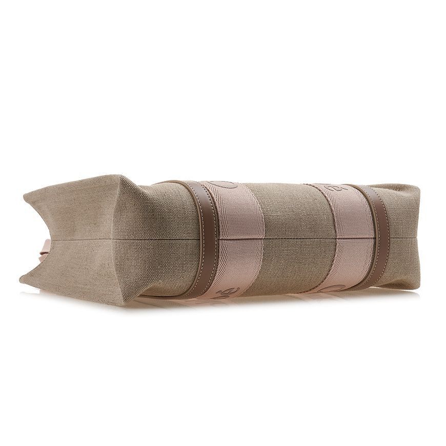 Chloe Linen Woody Tote Bag Size ONE SIZE - 5 Thumbnail