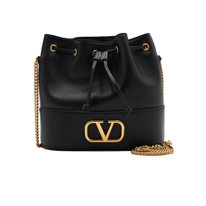 Valentino VLogo Signature Mini Bucket Bag Black Size ONE SIZE - 2 Thumbnail
