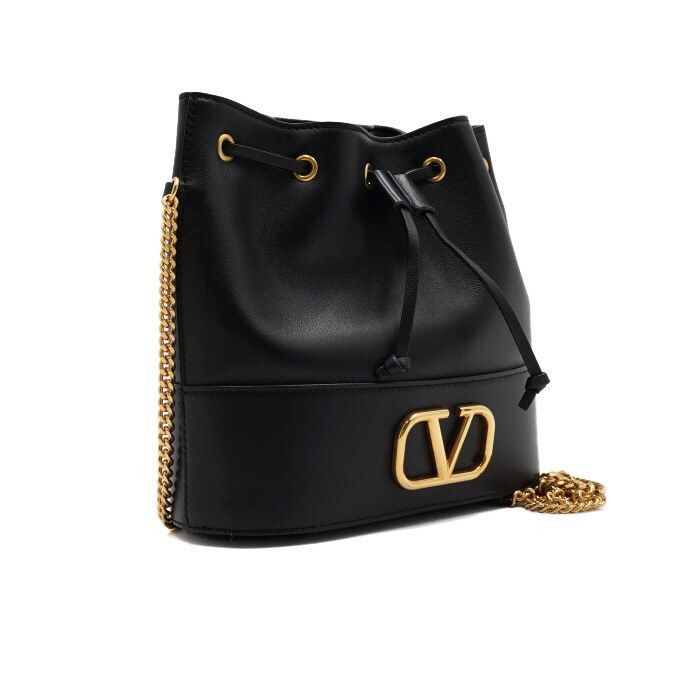 Valentino VLogo Signature Mini Bucket Bag Black Size ONE SIZE - 4 Thumbnail