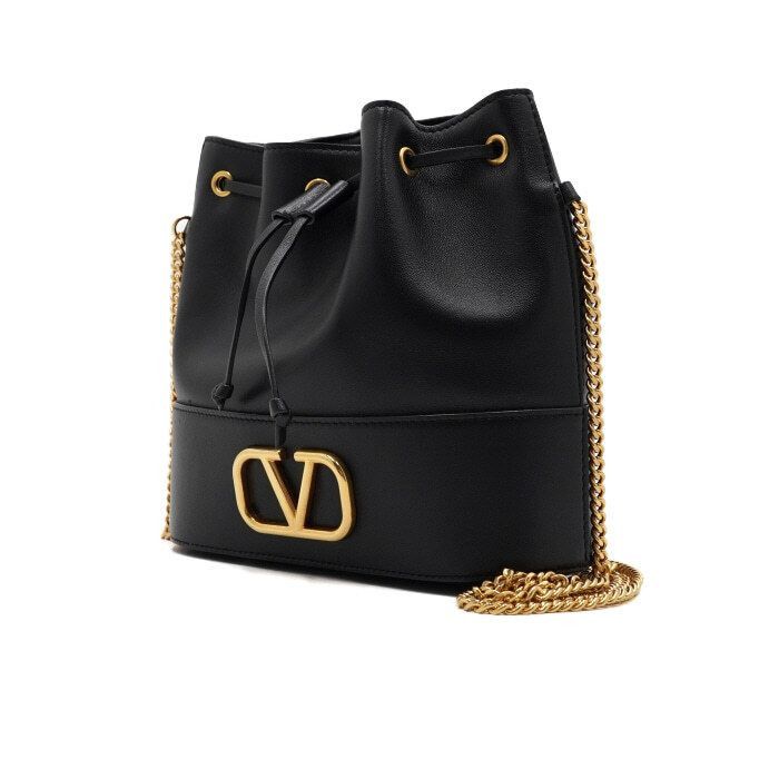 Valentino VLogo Signature Mini Bucket Bag Black Size ONE SIZE - 3 Thumbnail