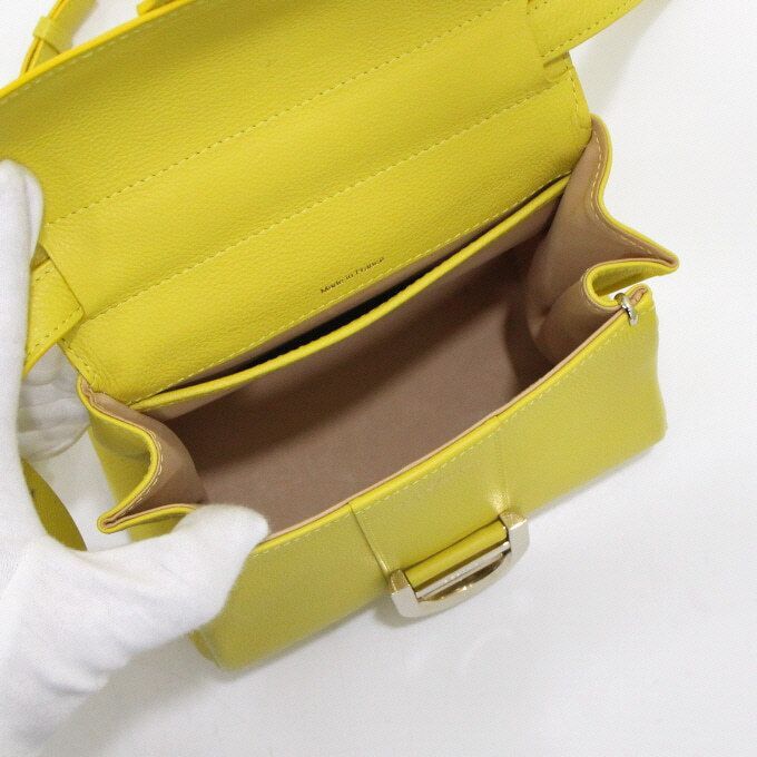 Delvaux Brillant Mini Shoulder Bag in Mimosa Color Size ONE SIZE - 7 Thumbnail