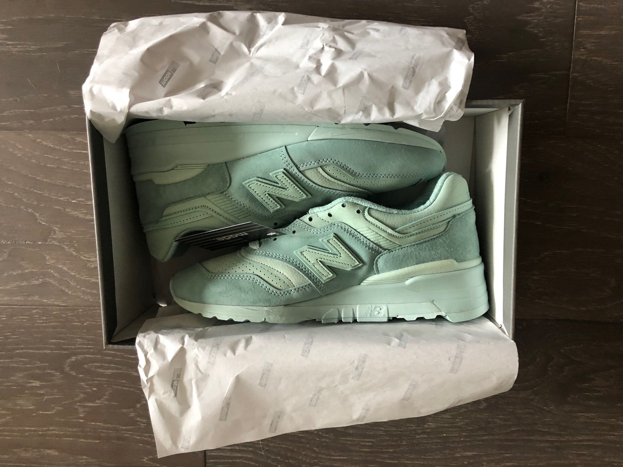 New balance 997 mint hotsell