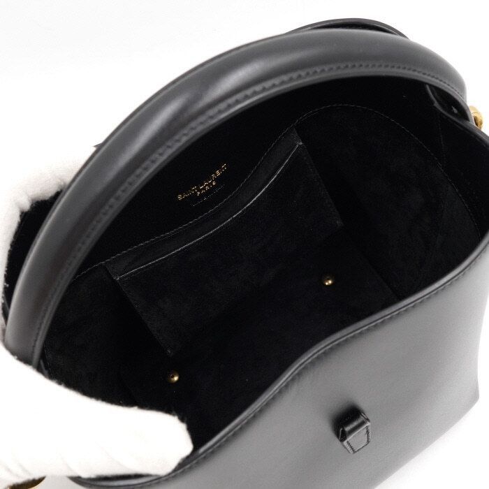 Yves Saint Laurent Small Shiny Leather Shoulder Bag and Crossbody Bag Size ONE SIZE - 5 Thumbnail