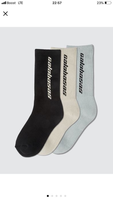 yeezy season 6 calabasas socks