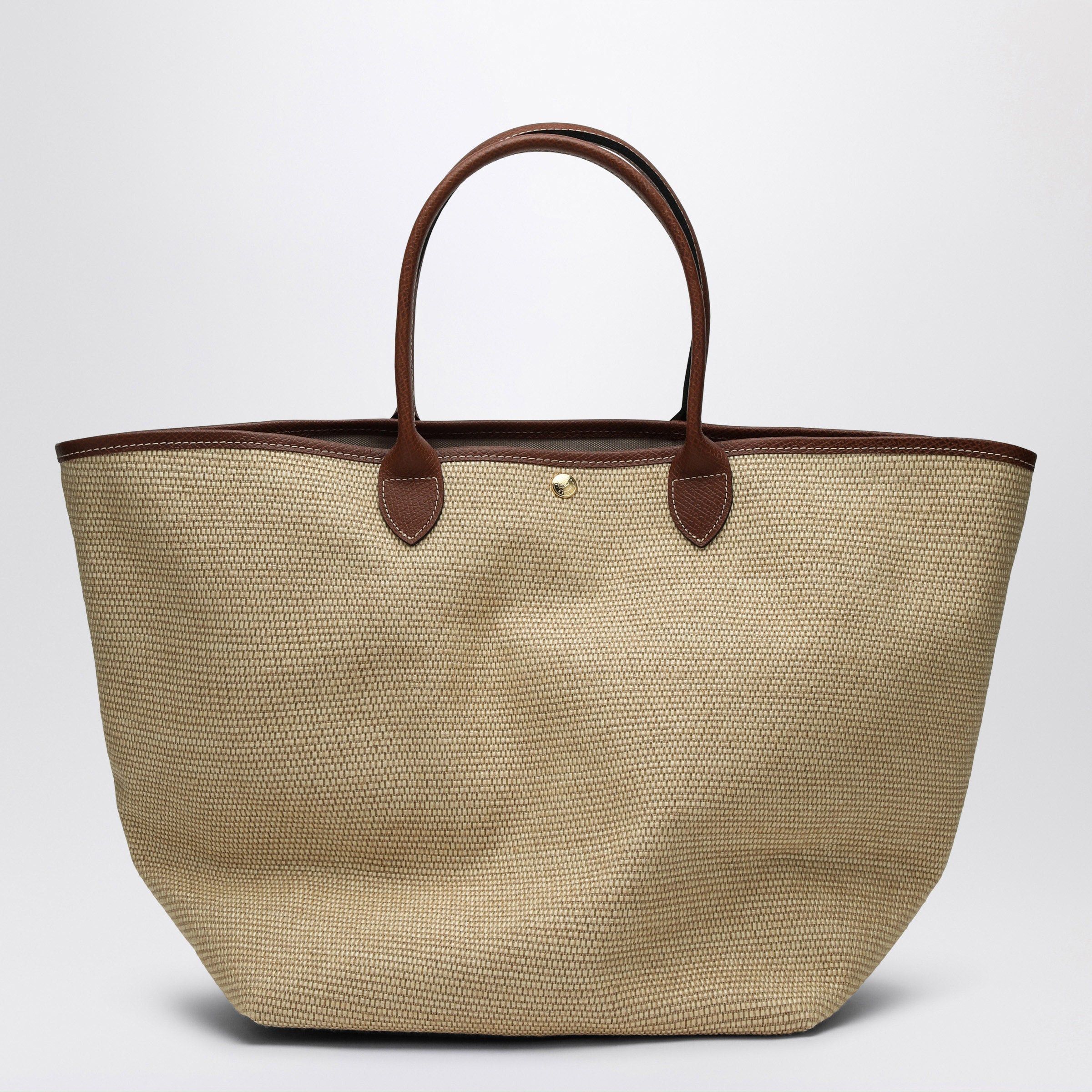 Longchamp Longchamp Basket Bag L Le Pliage Brown Size ONE SIZE - 2 Thumbnail