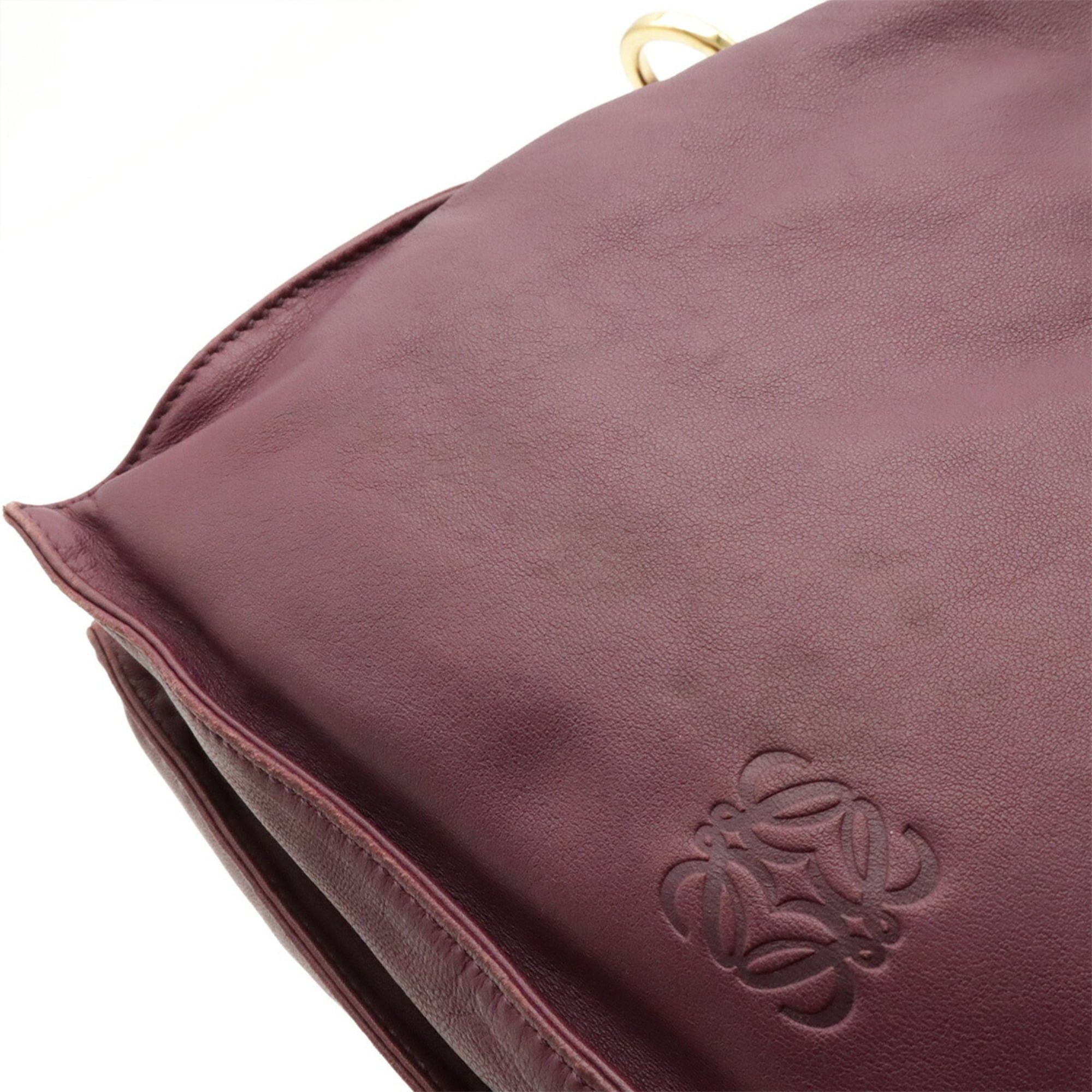 Loewe LOEWE Flamenco Shoulder Bag, Pouch Style, Tassel, Nappa Leather, Purple Size ONE SIZE - 5 Thumbnail